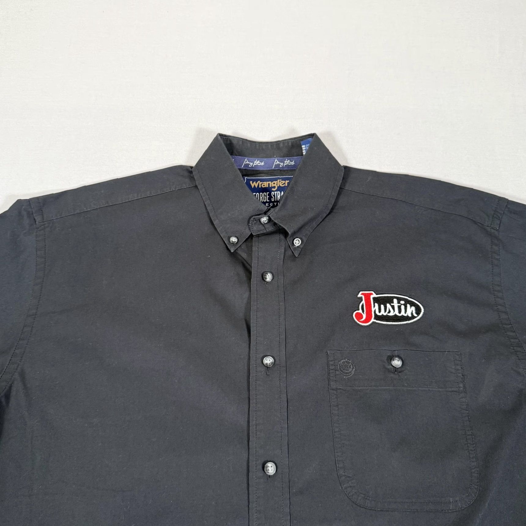 Wrangler Wrangler Shirt Mens Large George Strait Justin Boots Embroidered Western Cowboy Shirt Size US L / EU 52-54 / 3 - 2 Thumbnail
