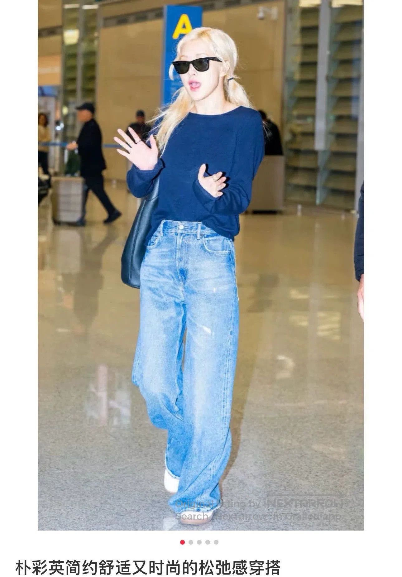 Gucci gucci navy long sleeve knit sweater with logo. Size US M / EU 48-50 / 2 - 6 Thumbnail
