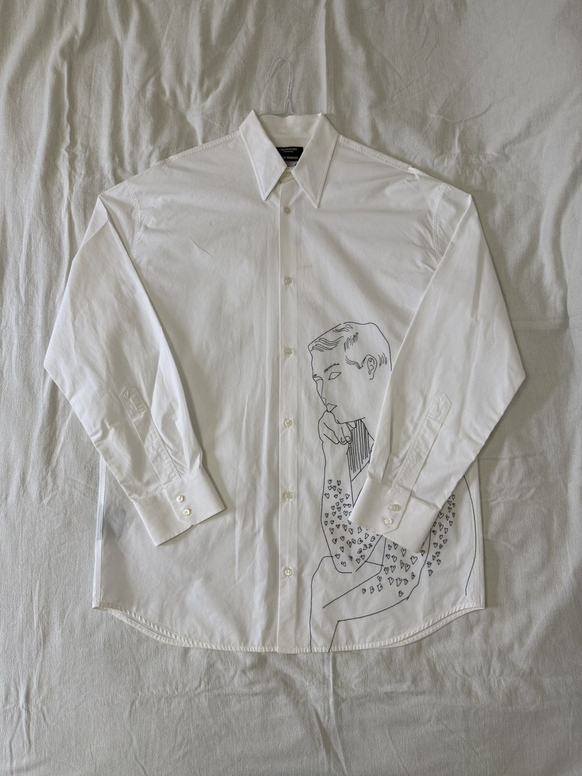 Calvin Klein 205W39NYC Calvin Klein 205W39NYC Raf Simons x Andy Warhol White Shirt Size US S / EU 44-46 / 1 - 1 Thumbnail