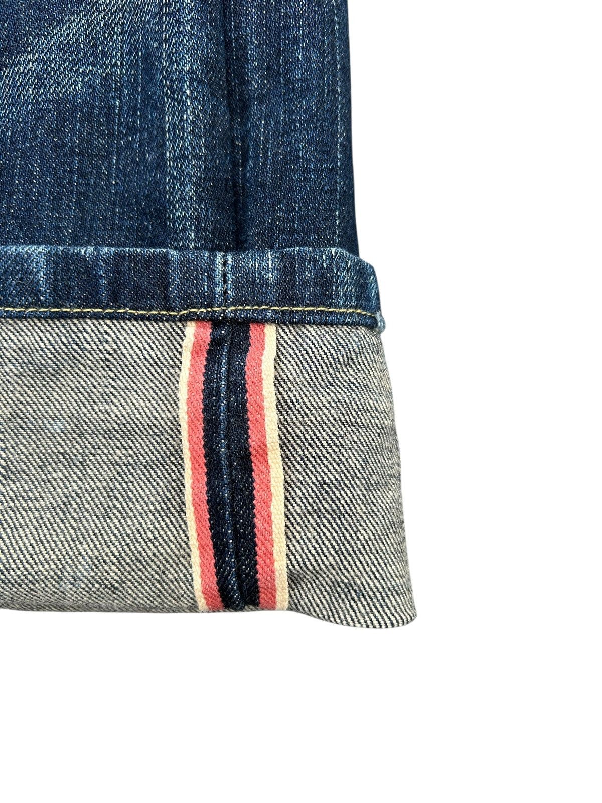 Kapital Vintage Edwin 505ZX Selvedge Buckle Back Repair Denim Jeans Size US 32 / EU 48 - 3 Thumbnail