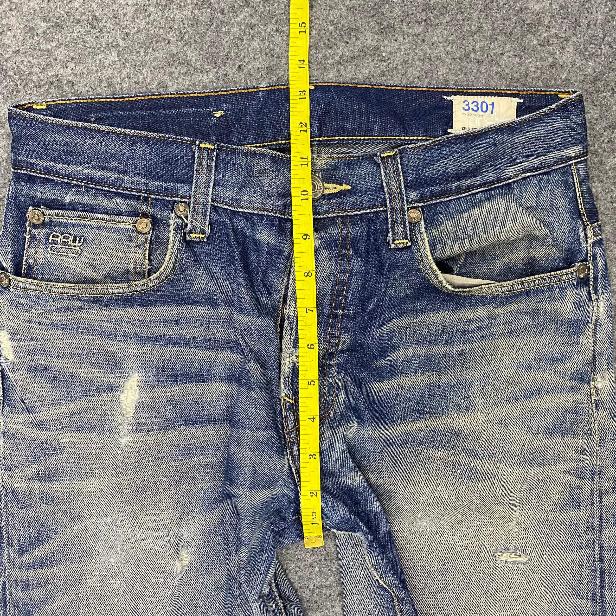 G-Star 💥Best Offer💥Vintage G Star Raw Denim Jeans Size US 32 / EU 48 - 6 Thumbnail
