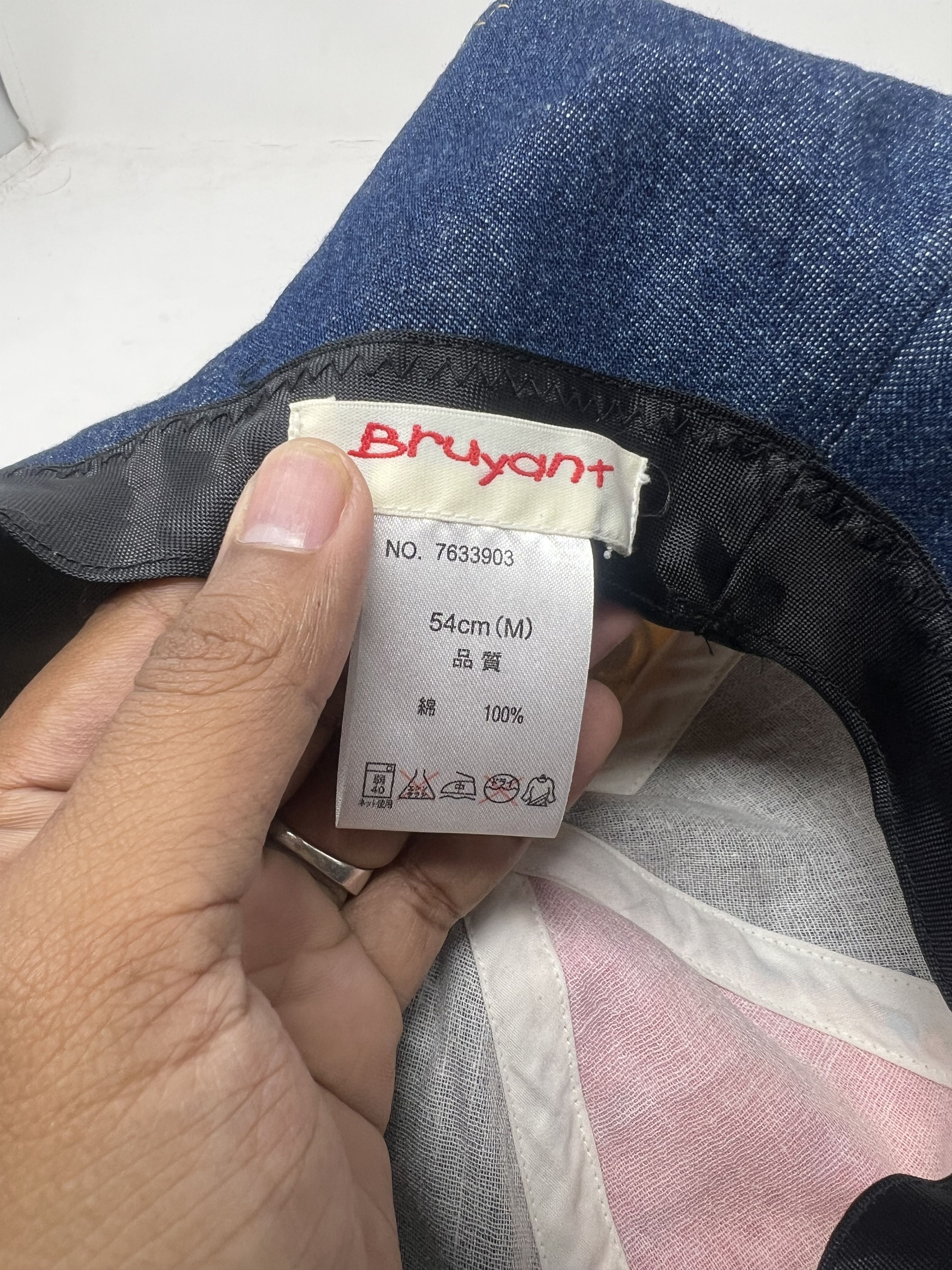 If Six Was Nine Bruyant Denim Patchwork Rag Doll Bucket Hat Size ONE SIZE - 8 Thumbnail