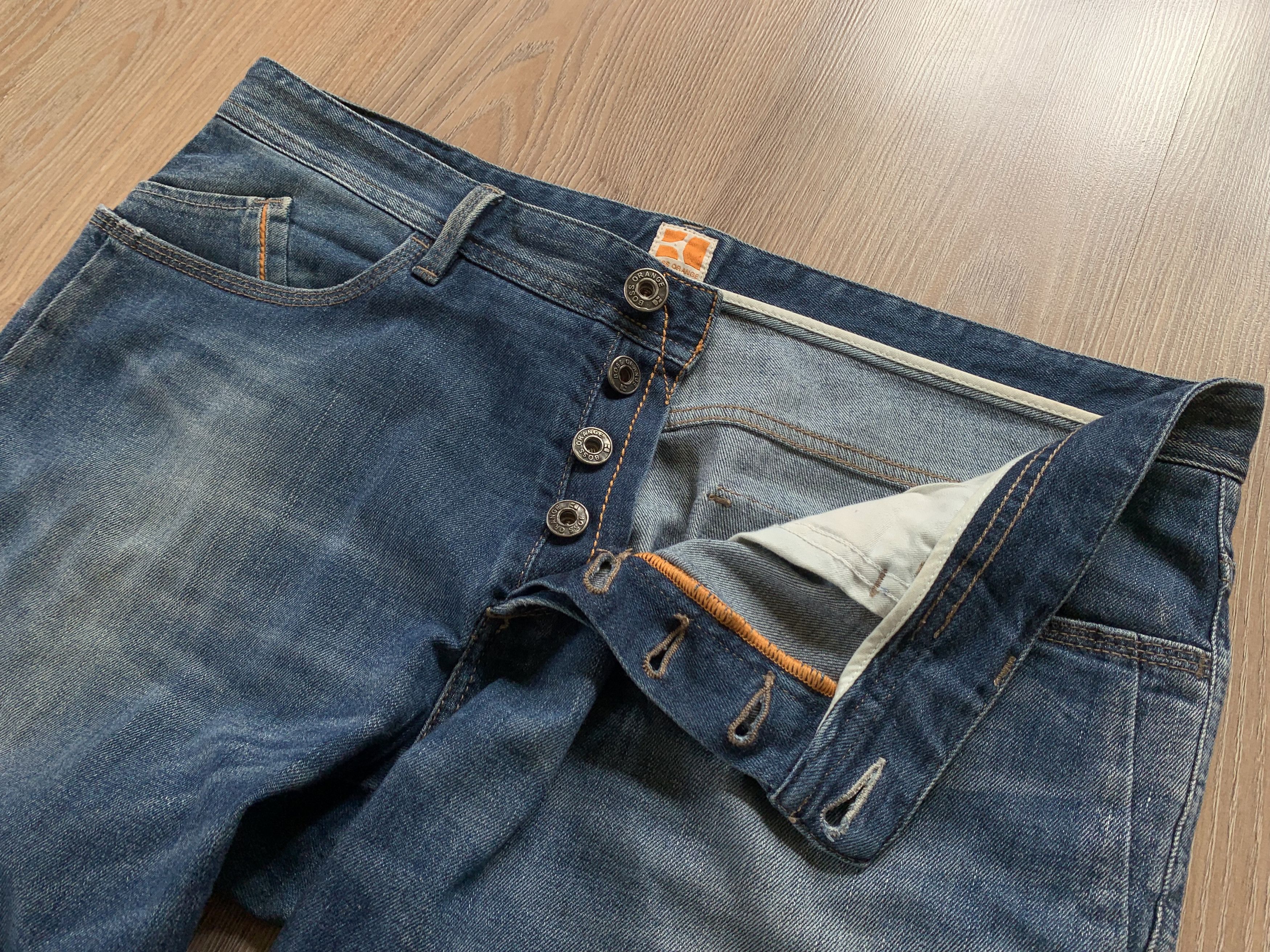 Hugo Boss × Vintage Hugo Boss Orange Blue Jeans Size US 38 / EU 54 - 5 Thumbnail