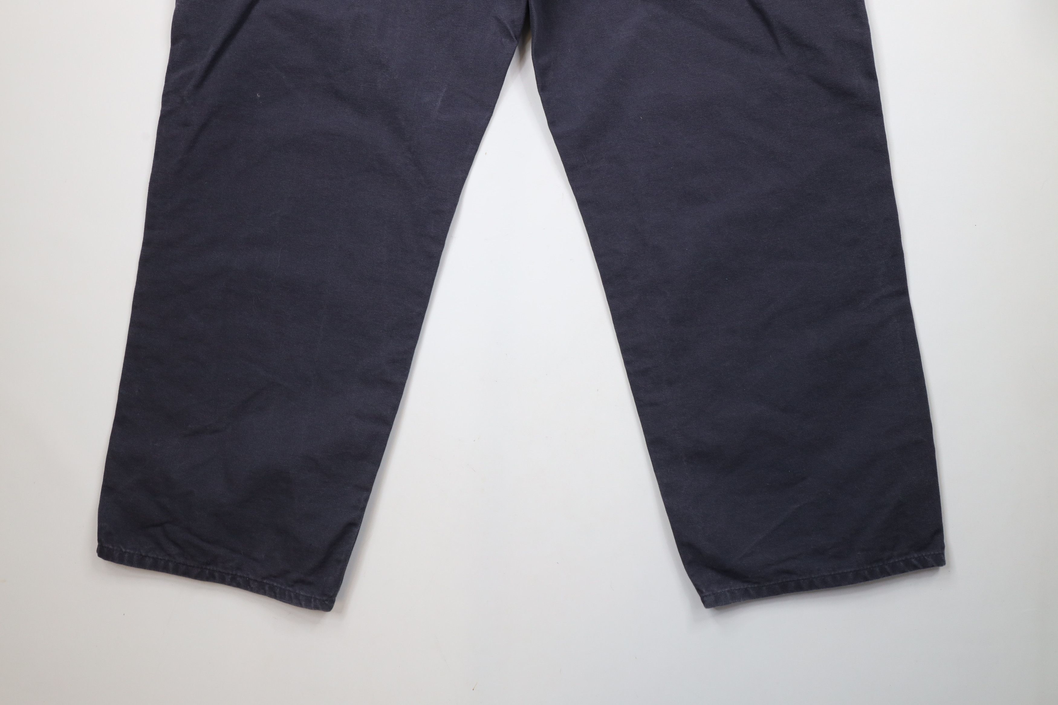 Carhartt × Vintage Vintage Carhartt Out Wide Leg Canvas Dungaree Pants Gray Size US 44 / EU 60 - 12 Thumbnail