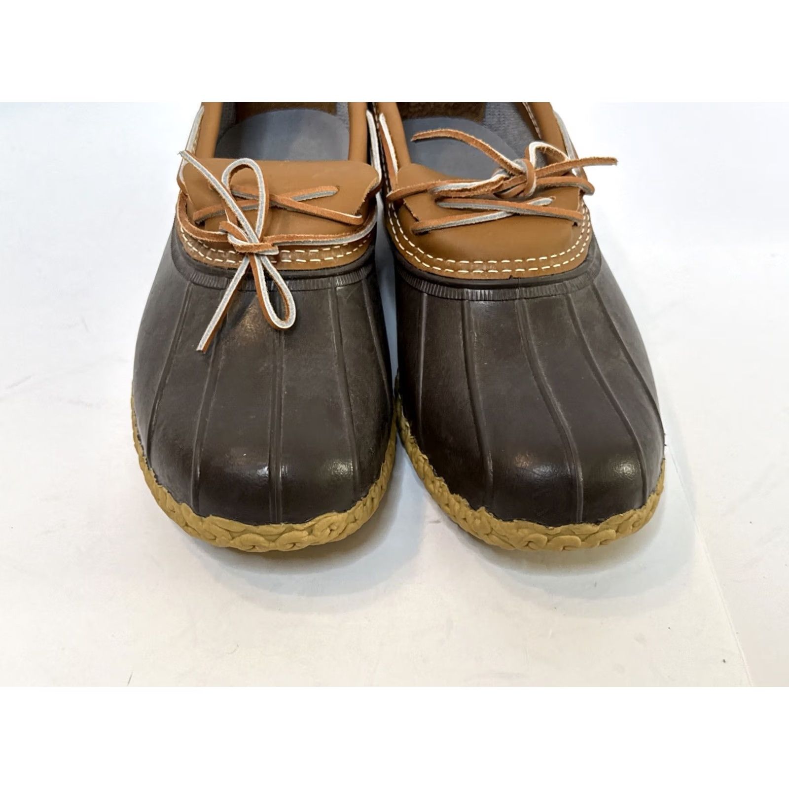 Vintage VINTAGE LL Bean Duck Boots Brown Low Rubber Moc Waterproof Leather Men's Size 12 Size US 12 / EU 45 - 5 Thumbnail