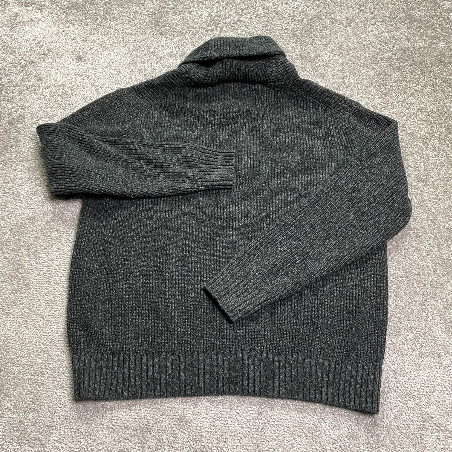 American Eagle Outfitters American Eagle Outfitters Pullover Sweater Mens Large Gray Turtleneck Knit Size US L / EU 52-54 / 3 - 2 Thumbnail