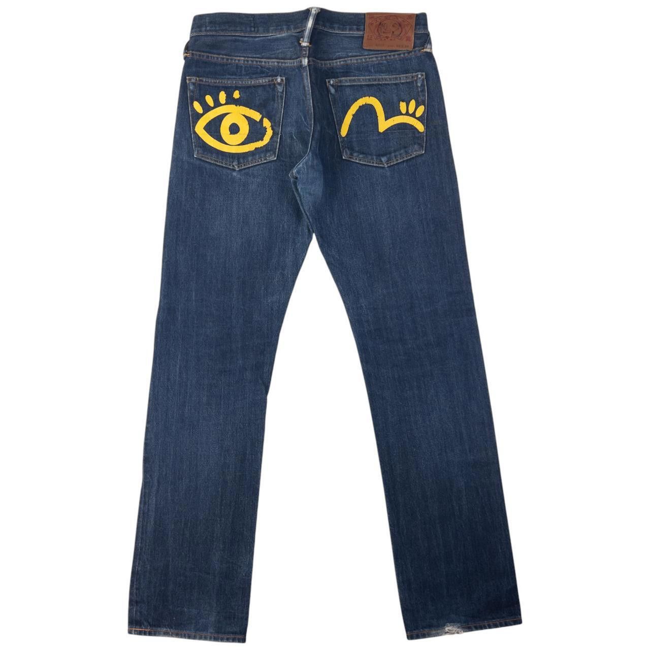 Evisu Vintage Evisu Eye Gull Japanese Denim Jeans Size W31 Size US 31 - 2 Thumbnail