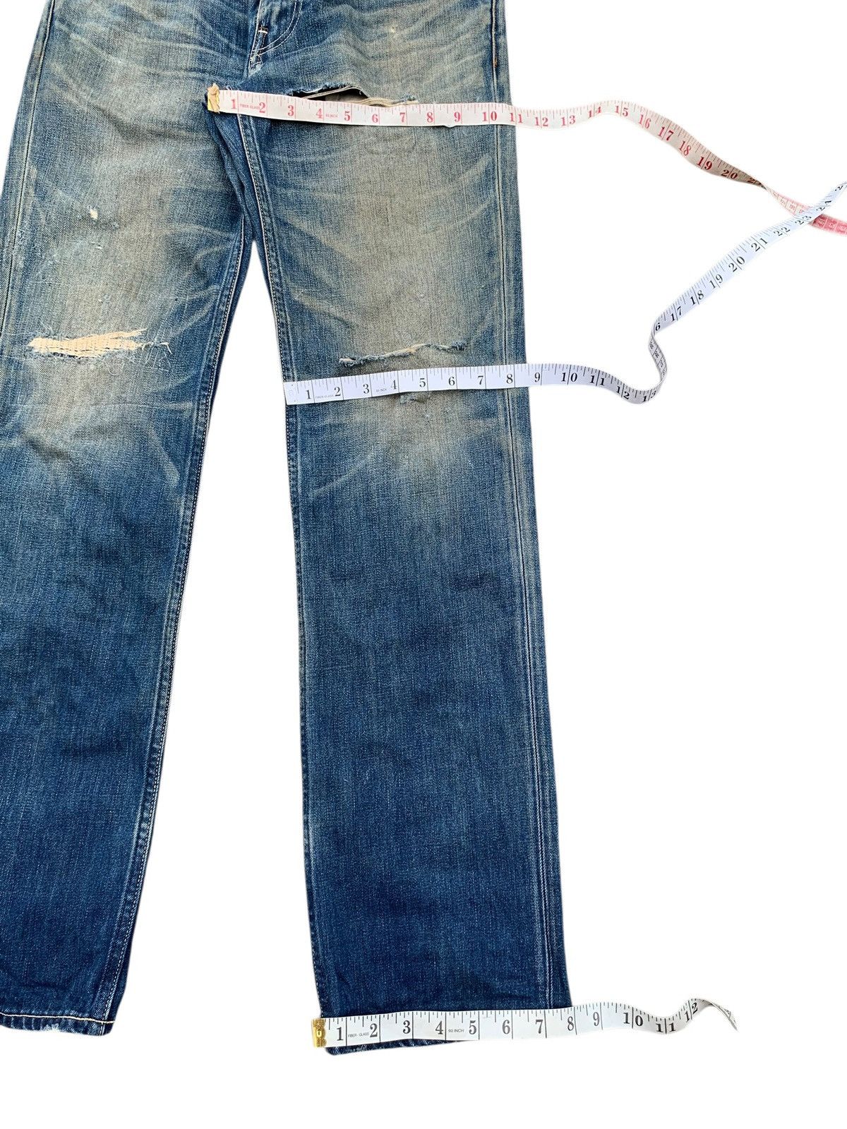 Levi's LEVIS 502 FADED & RUSTY DISTRESSED DENIM Size US 30 / EU 46 - 17 Thumbnail