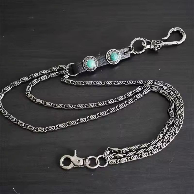 Other Retro Fashion Neutral Biker Pants Waist Chain Size ONE SIZE - 1 Thumbnail