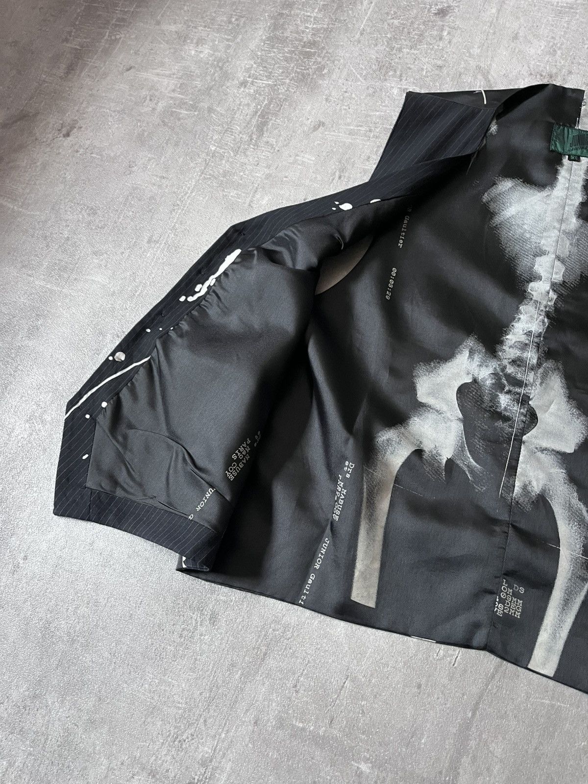 Jean Paul Gaultier Jean Paul Gaultier Junior S/S 1990 X-Ray reversible vest Size US L / EU 52-54 / 3 - 12 Thumbnail