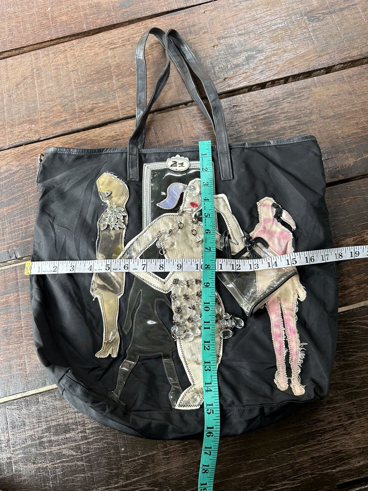 Prada Prada Tote Bag Nice Design Size ONE SIZE - 17 Thumbnail