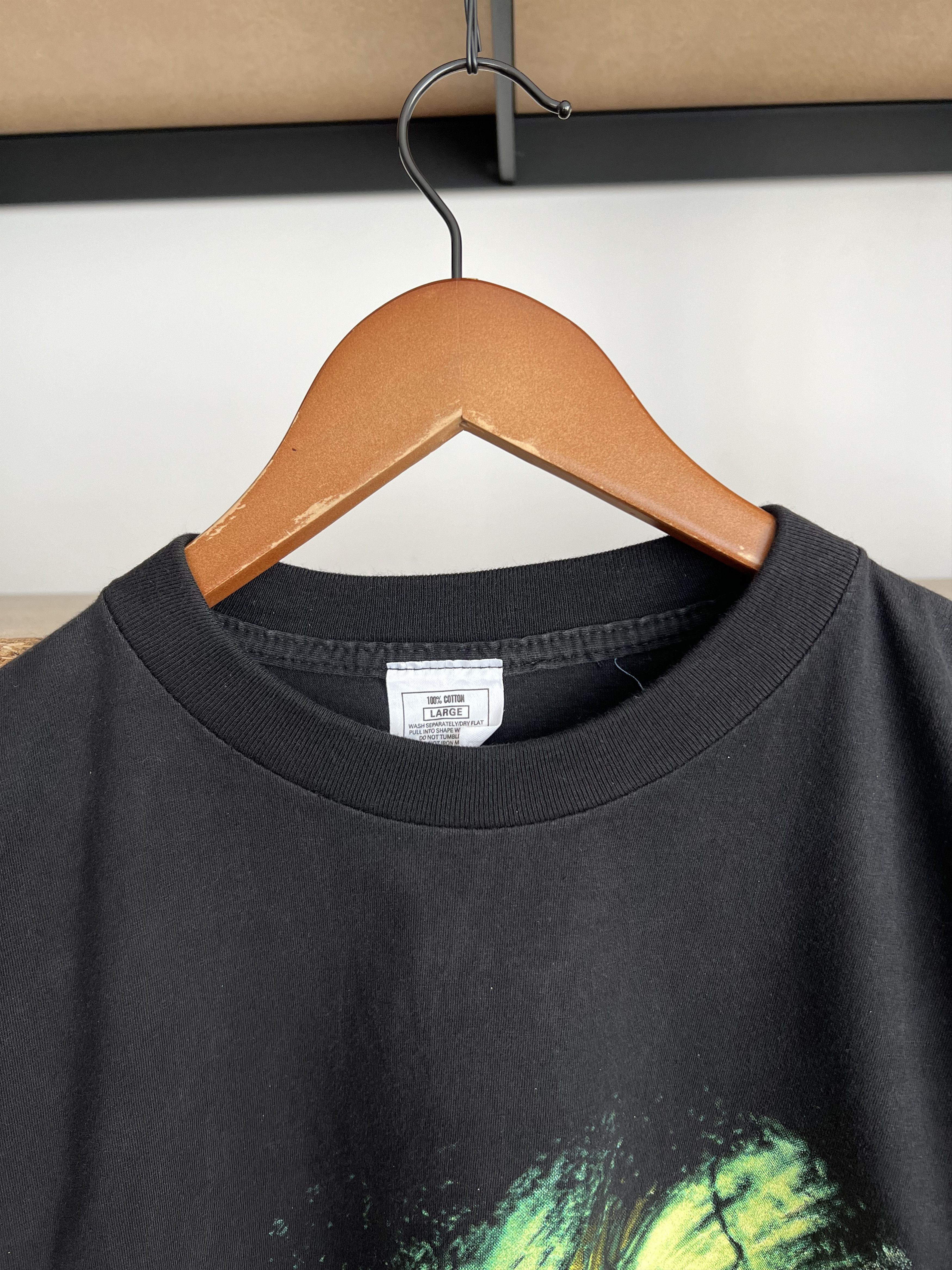 Band Tees Vintage 90s Paradise Lost Icon Cropped Black T-shirt Size US L / EU 52-54 / 3 - 8 Thumbnail