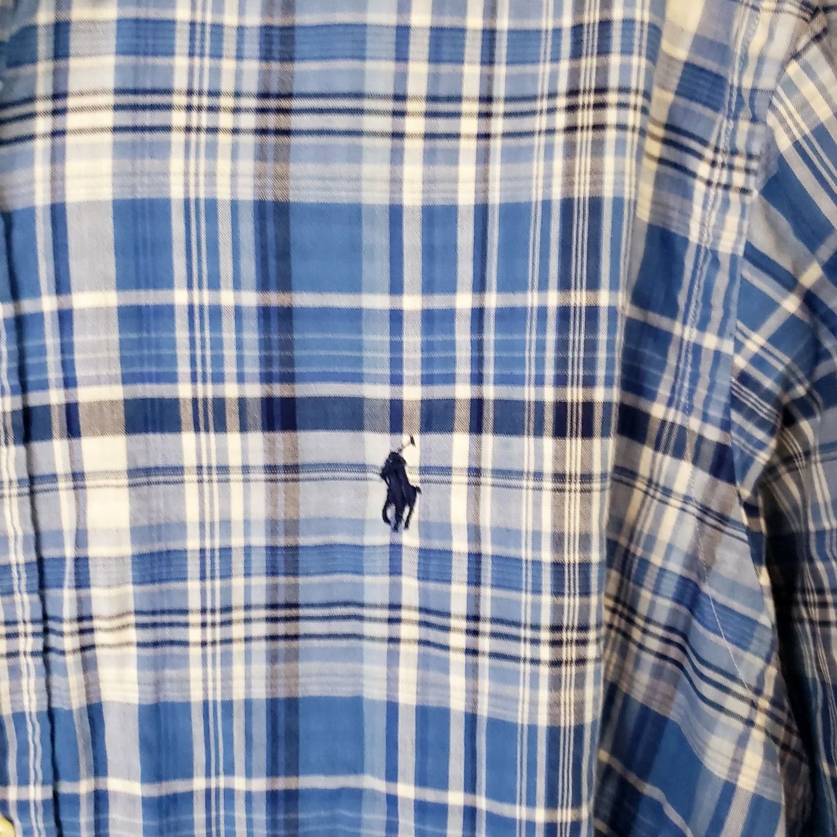 Ralph Lauren Ralph Lauren Men's Button-Up Shirt Plaid Long Sleeve Blue 2XL Size XXL Casual Workwear Size US XXL / EU 58 / 5 - 4 Thumbnail