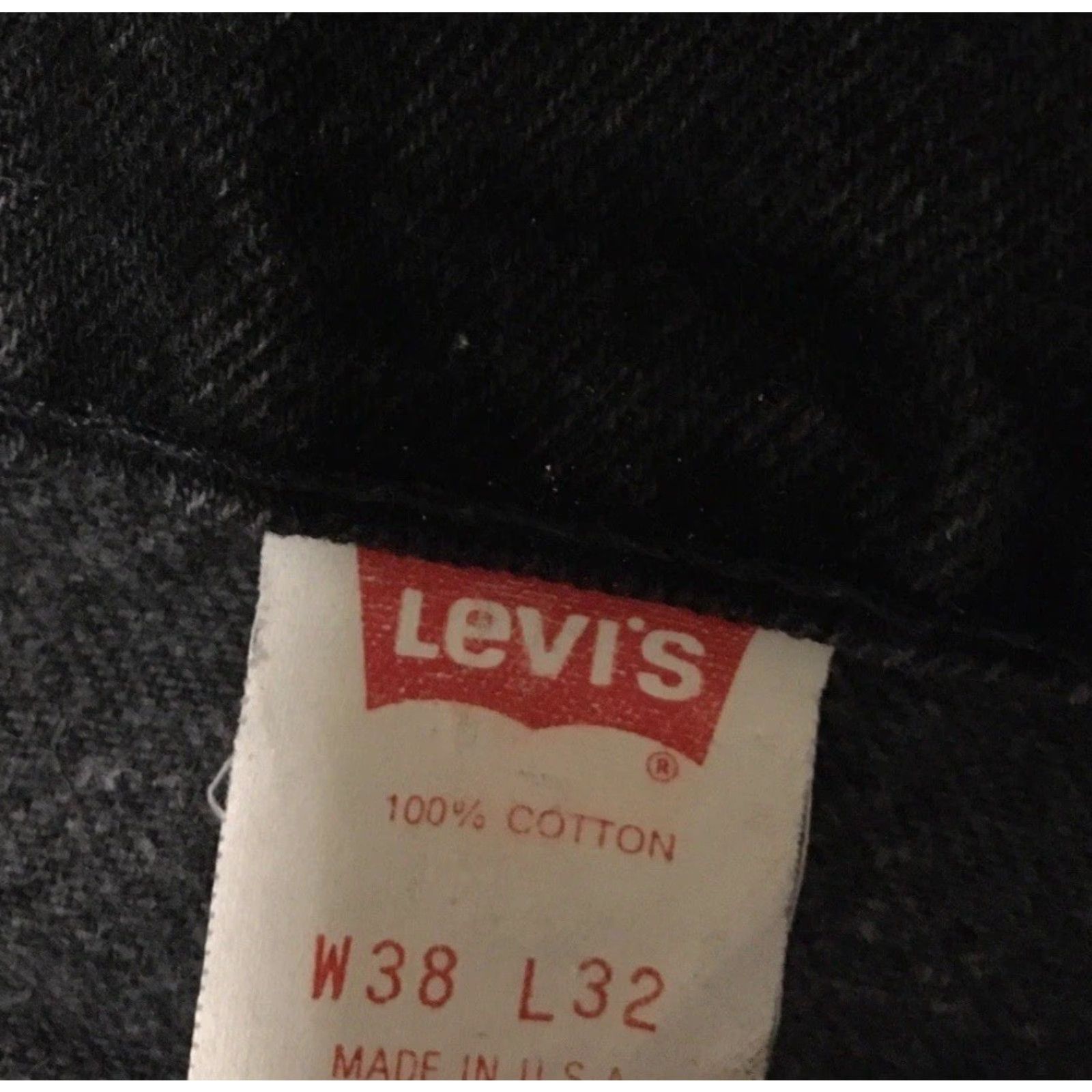 Levi's VINTAGE Levi's 550 Jeans Men 36 Black Distressed 90s Grunge Trucker Cowboy USA USA Mens Jeans Size US 36 / EU 52 - 5 Thumbnail