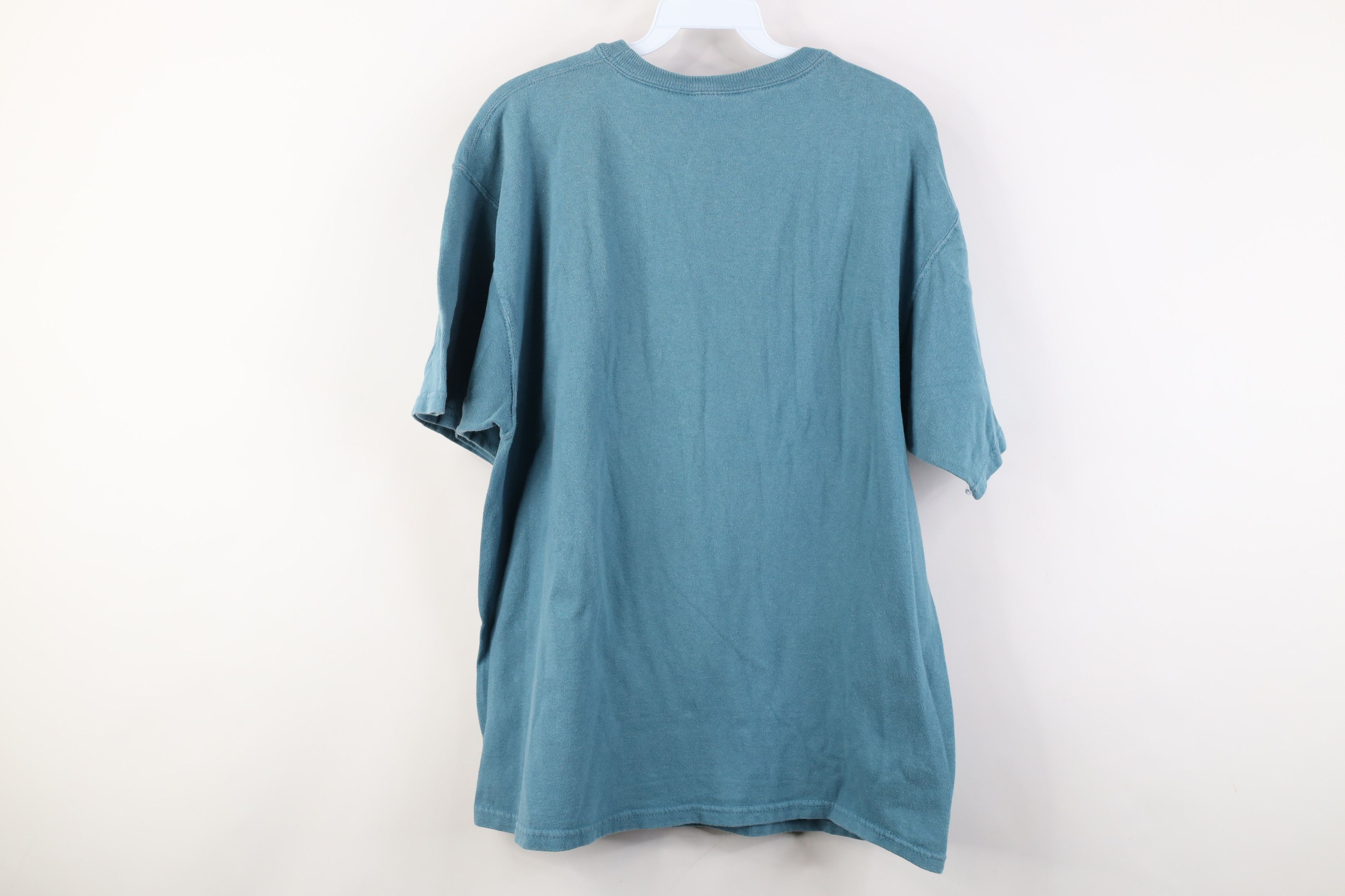 Champion Vintage 90s Champion Faded Classic Logo T-Shirt Teal Cotton Size US L / EU 52-54 / 3 - 11 Thumbnail