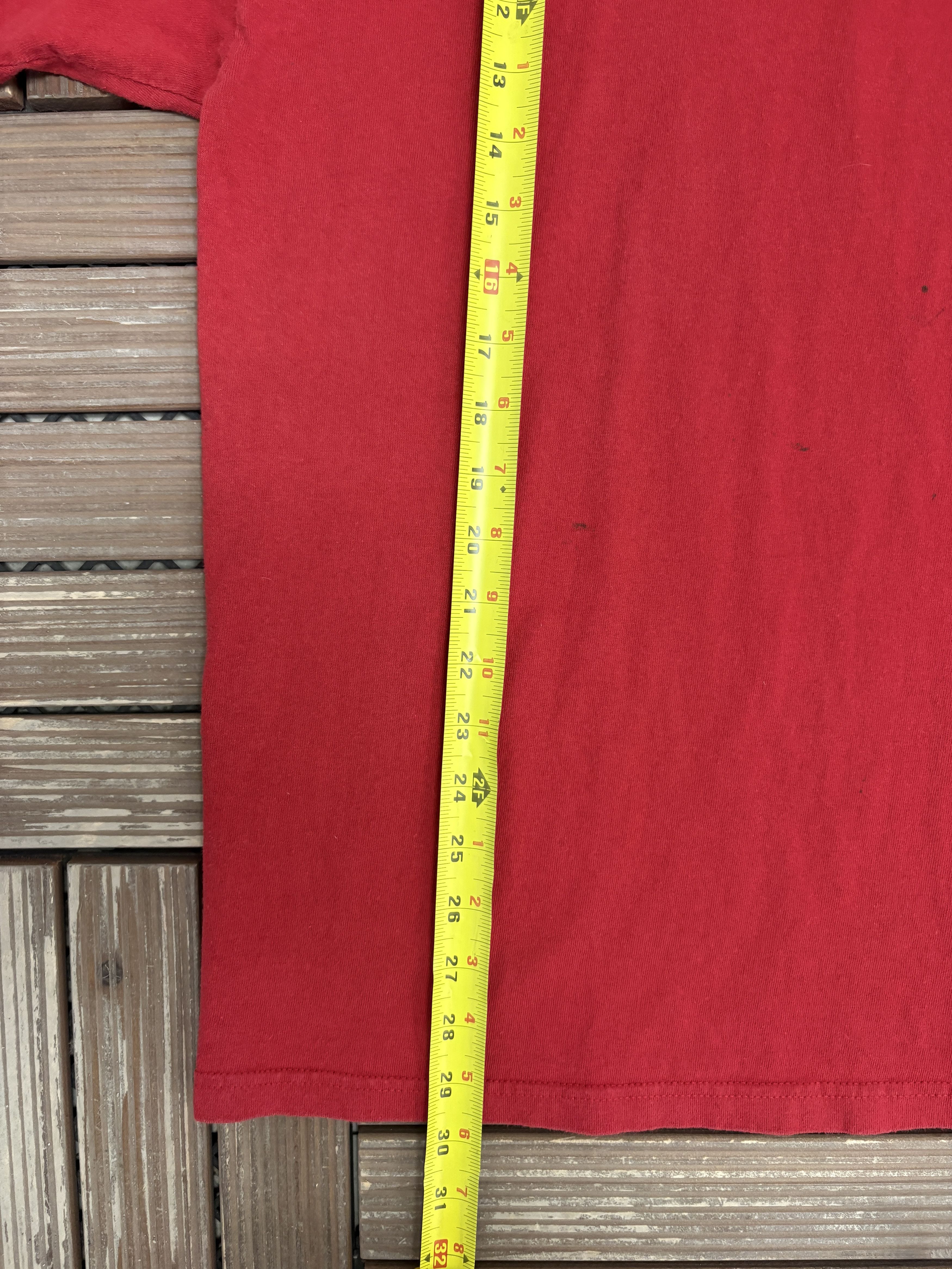 Nike Nike Spell Out Striped Vintage Red T-Shirt Tee Size US XXL / EU 58 / 5 - 7 Thumbnail