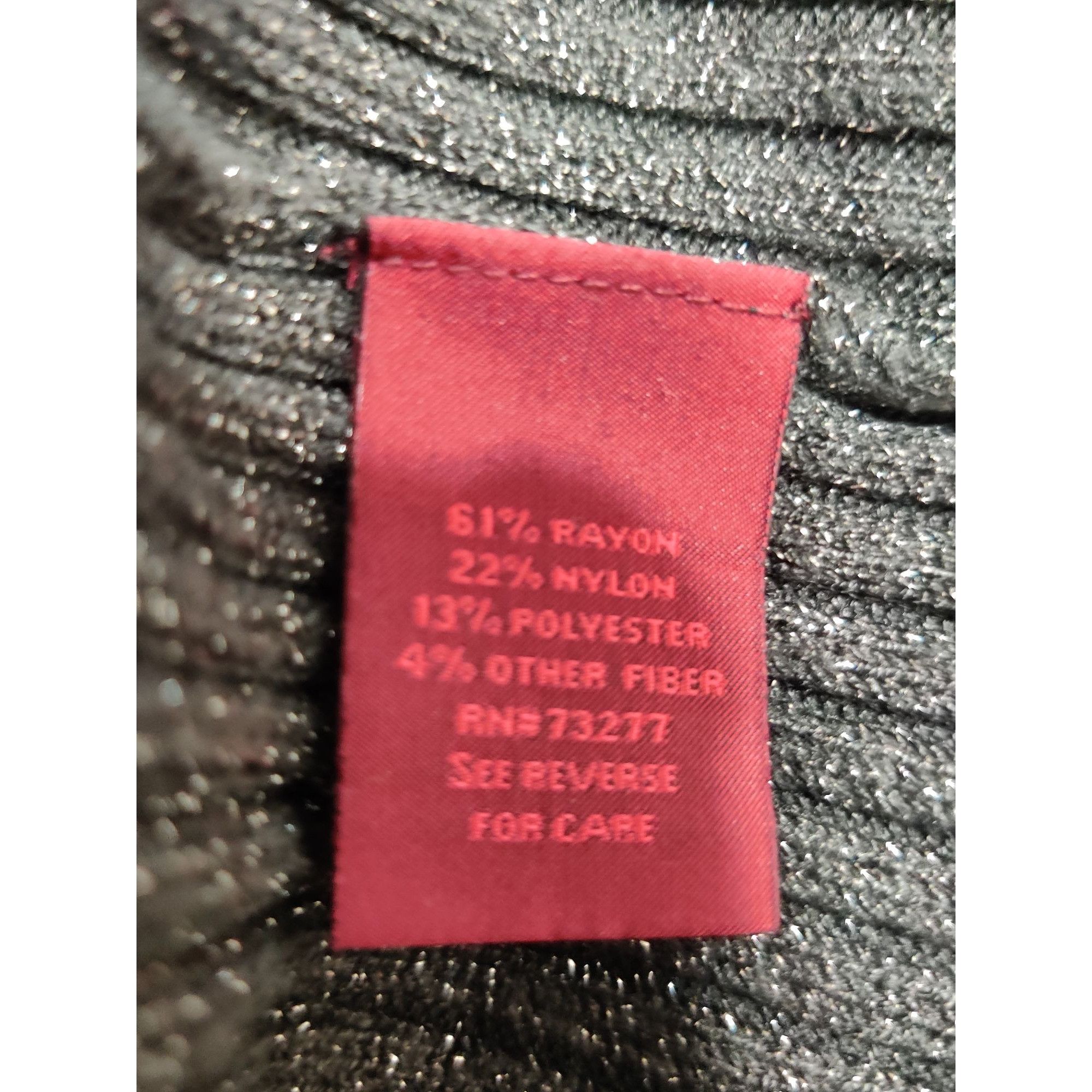 Other 212 Collection L Womens Gray Sweater Turtleneck Ribbed Metal Size L / US 10 / IT 46 - 7 Thumbnail