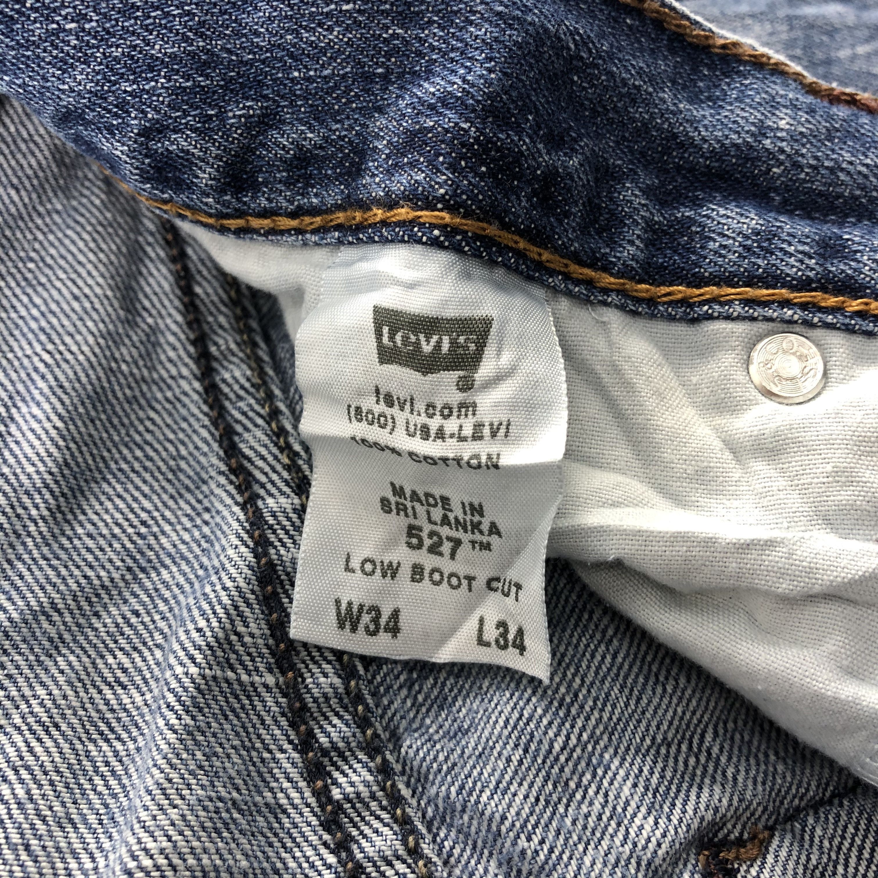Levi's × Vintage Vintage Blue Wash Levis 527 Flare Jeans-JM1729 Size US 35 - 10 Thumbnail