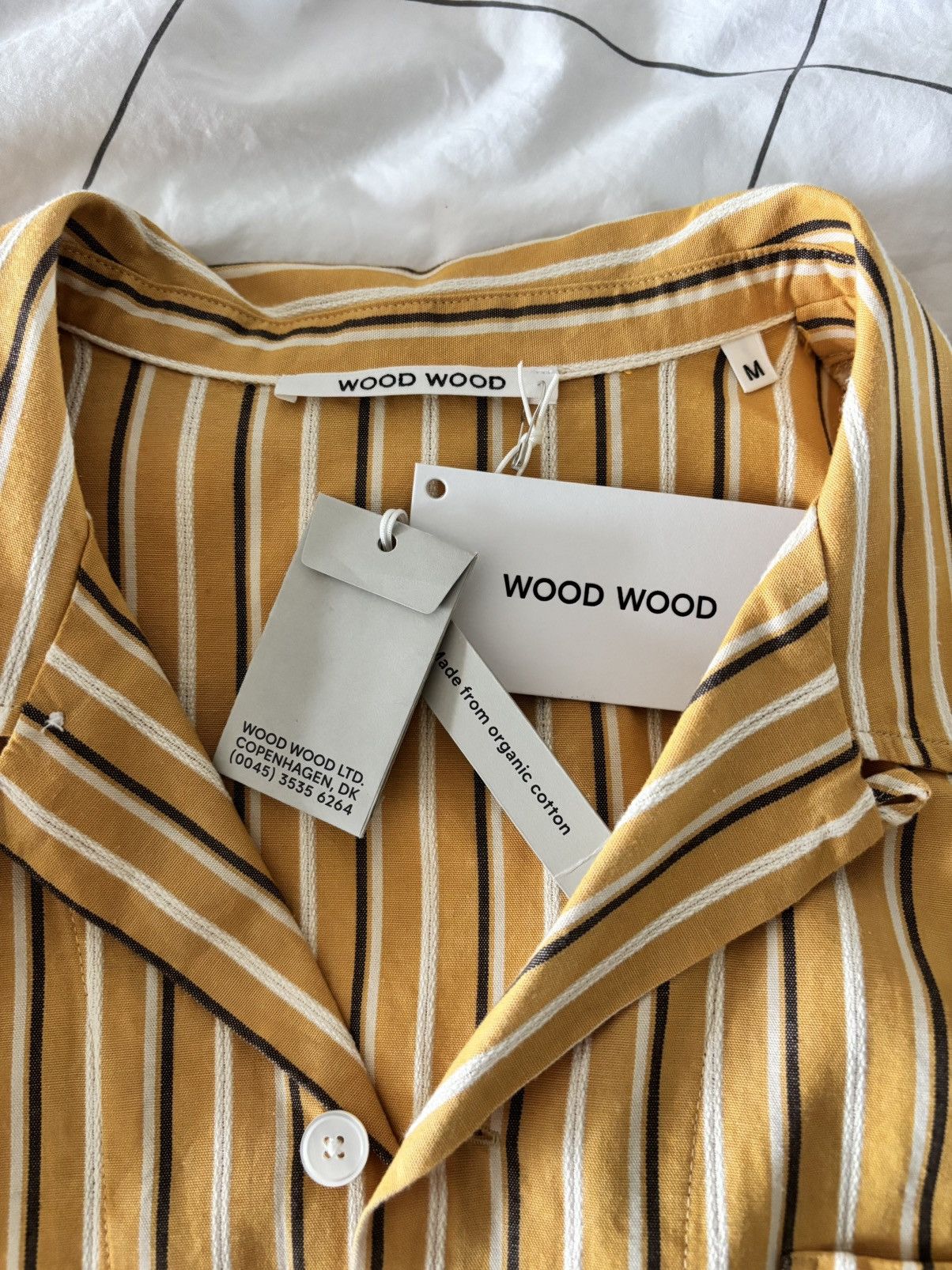 Wood Wood Wood Wood Japan Johan dobby stripe Cuban shirt. Size US M / EU 48-50 / 2 - 2 Thumbnail