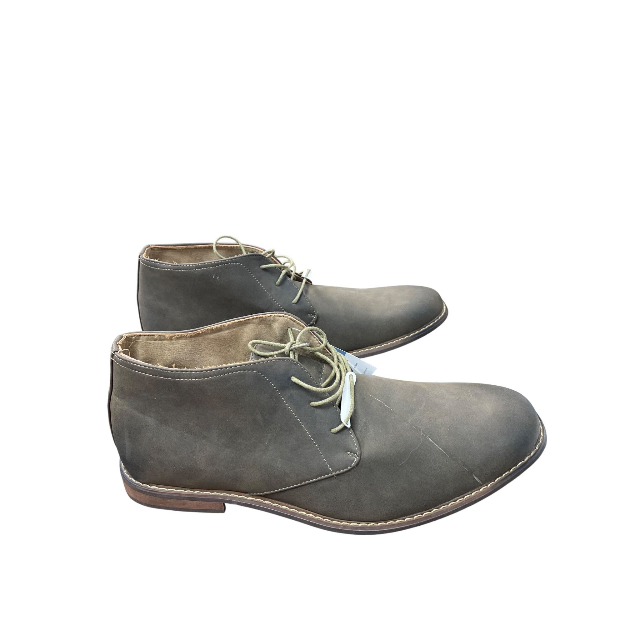 Other Deer Stags Mens 902 Brown Faux Leather Chukka Ankle Boots Si Size US 15 / EU 48 - 4 Thumbnail
