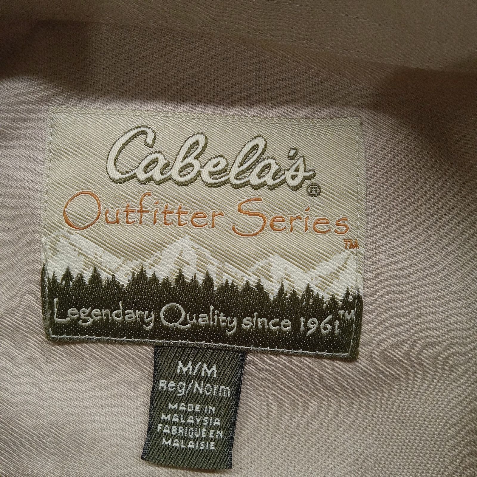 Cabelas Cabela's Shirt M Men's Outfitter Series Sportswear Button Up Size US M / EU 48-50 / 2 - 4 Thumbnail