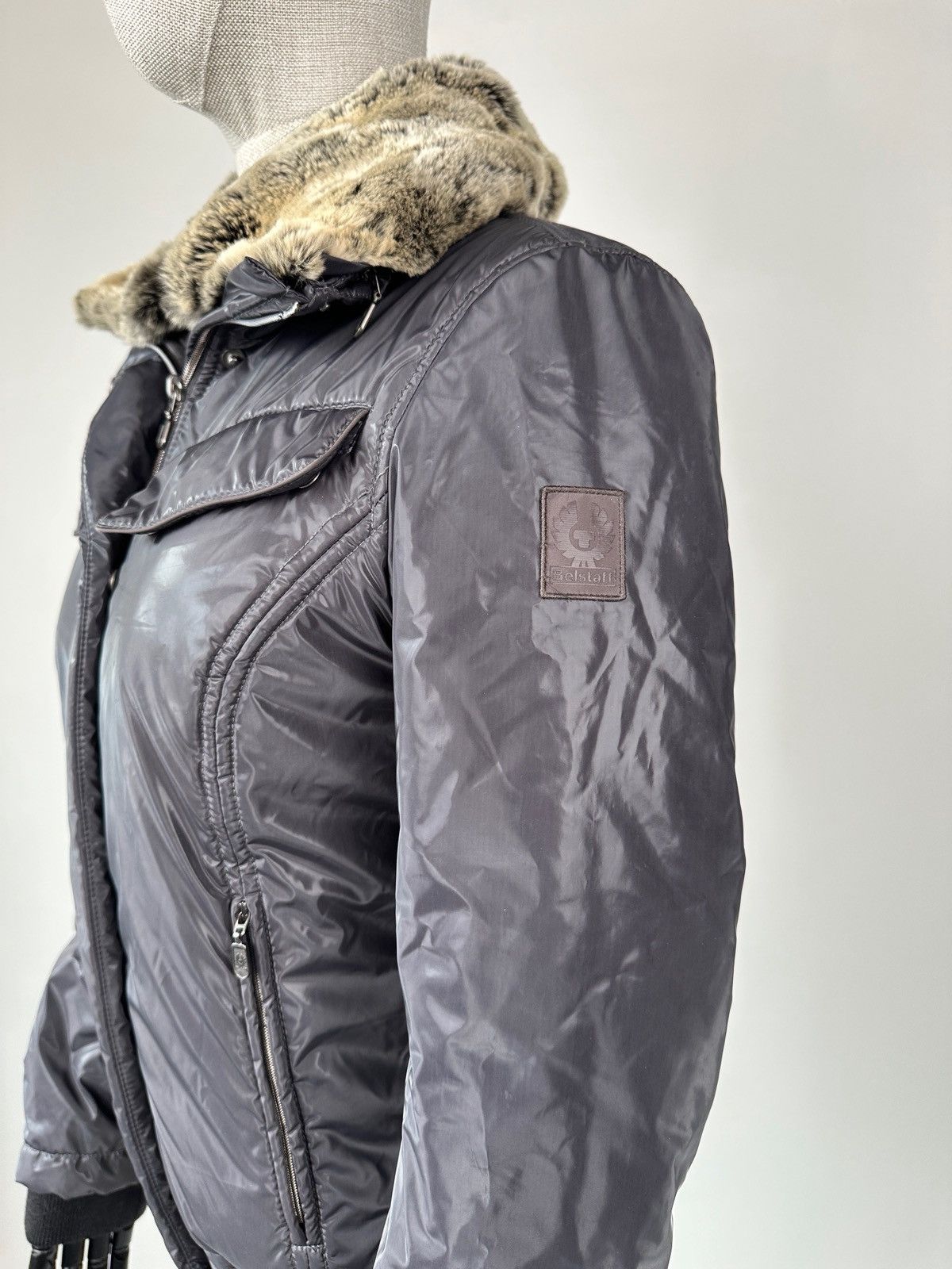 Belstaff BELSTAFF Silver Label Fur Collar Iconic Jacket Women’s sz 44 Size M / US 6-8 / IT 42-44 - 6 Thumbnail