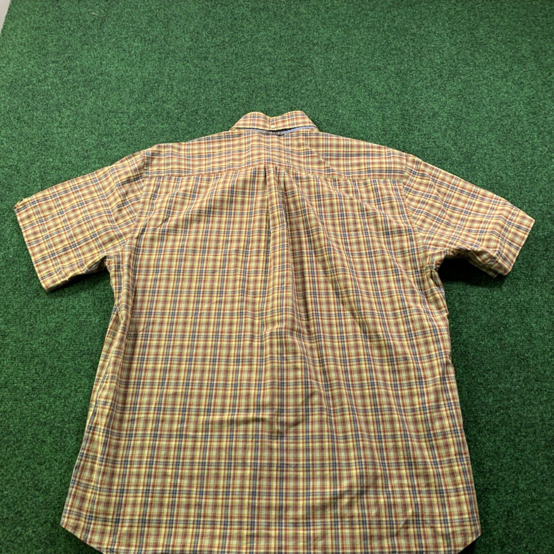 Tommy Hilfiger Tommy Hilfiger Shirt Mens Medium Multicolor Button Up Short Sleeve Plaid Preppy Size US M / EU 48-50 / 2 - 7 Thumbnail