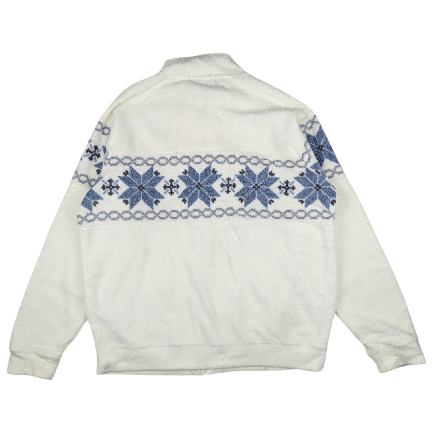 Japanese Brand Vintage 90's THIRD WAVE Floral Nice Design Fleece Jacket Size US L / EU 52-54 / 3 - 10 Thumbnail