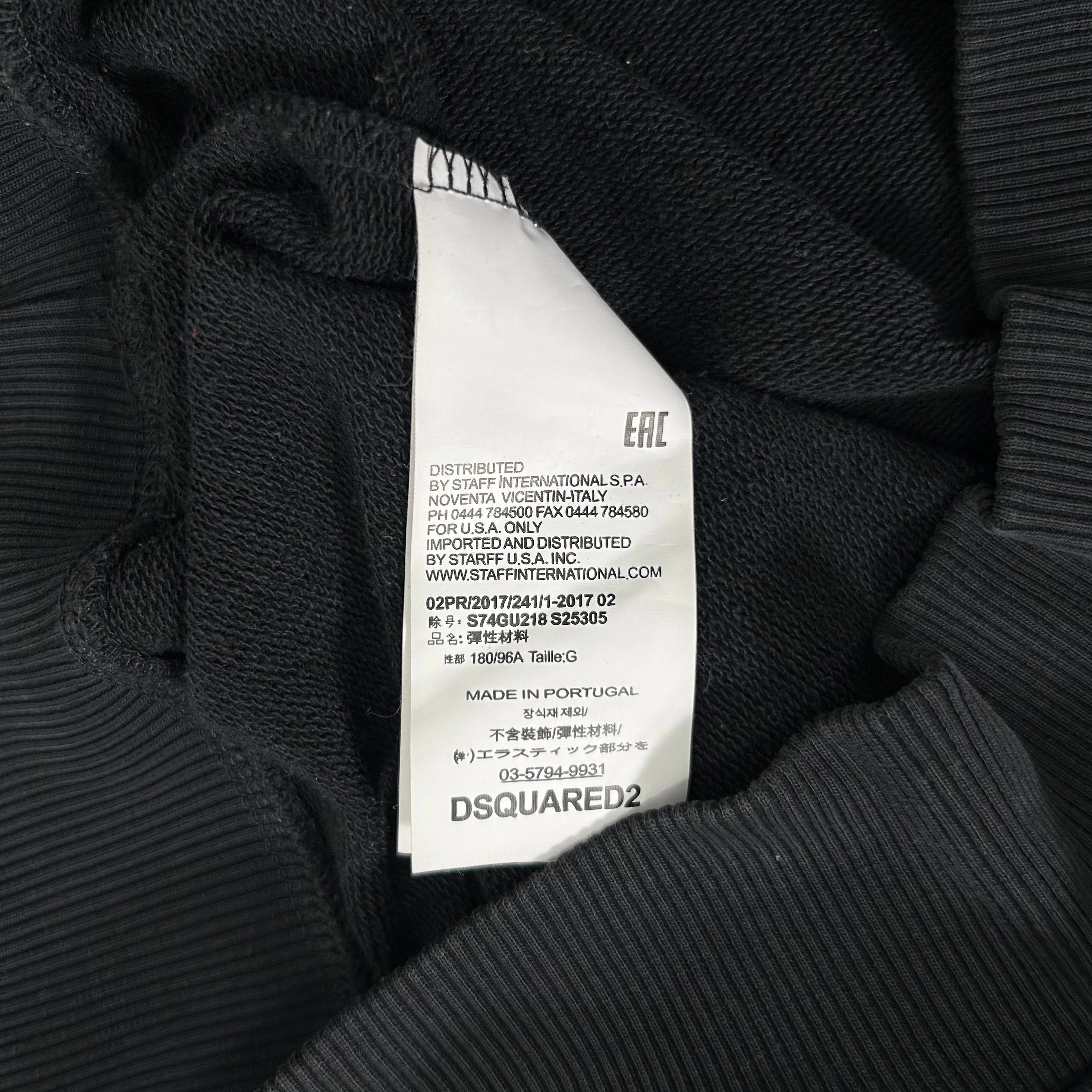 Dsquared2 Dsquared2 Western Graphic Black Hoodie Size US XS / EU 42 / 0 - 7 Thumbnail