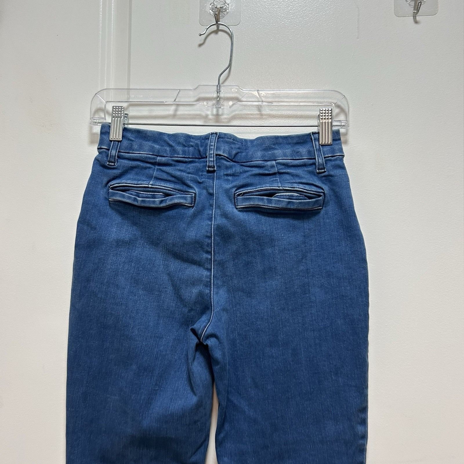 Frank & Eileen Frank & Eileen Wicklow Performance Cropped Blue Denim Jeans Size 25" / US 0 / IT 36 - 11 Thumbnail
