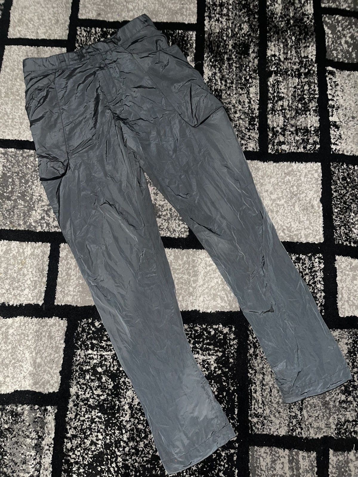 Dior Dior Anthracite Gray Technical Cotton Ripstop Cargo Pants Size US 30 / EU 46 - 1 Thumbnail