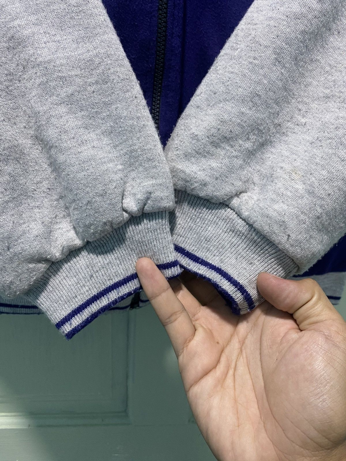 Trussardi Vintage Trussardi Varsity Big Logo Bomber Jacket Size US M / EU 48-50 / 2 - 6 Thumbnail