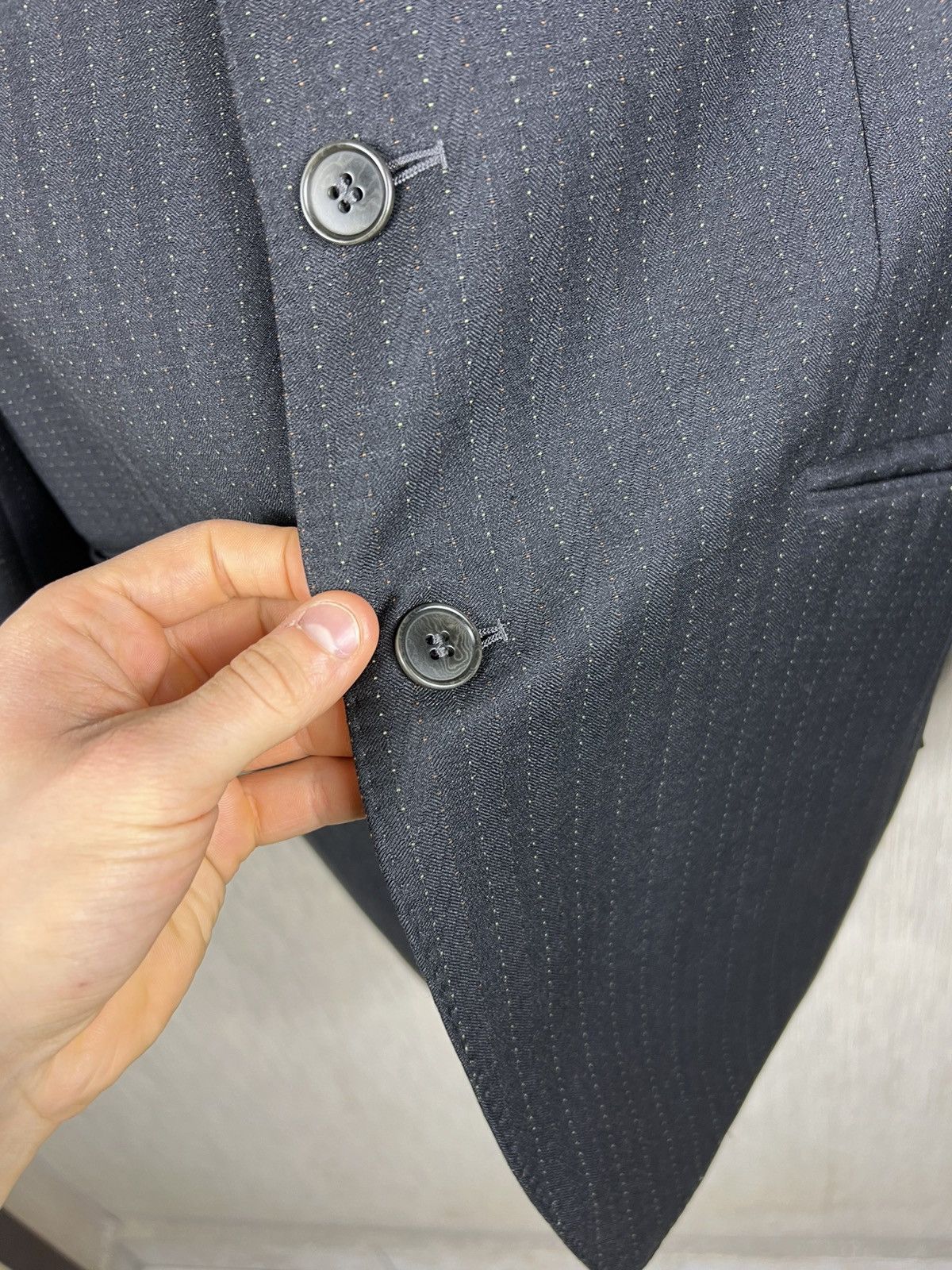 Paul Smith Vintage Paul Smith striped wool blazer jacket polka-dot Size 42R - 13 Thumbnail