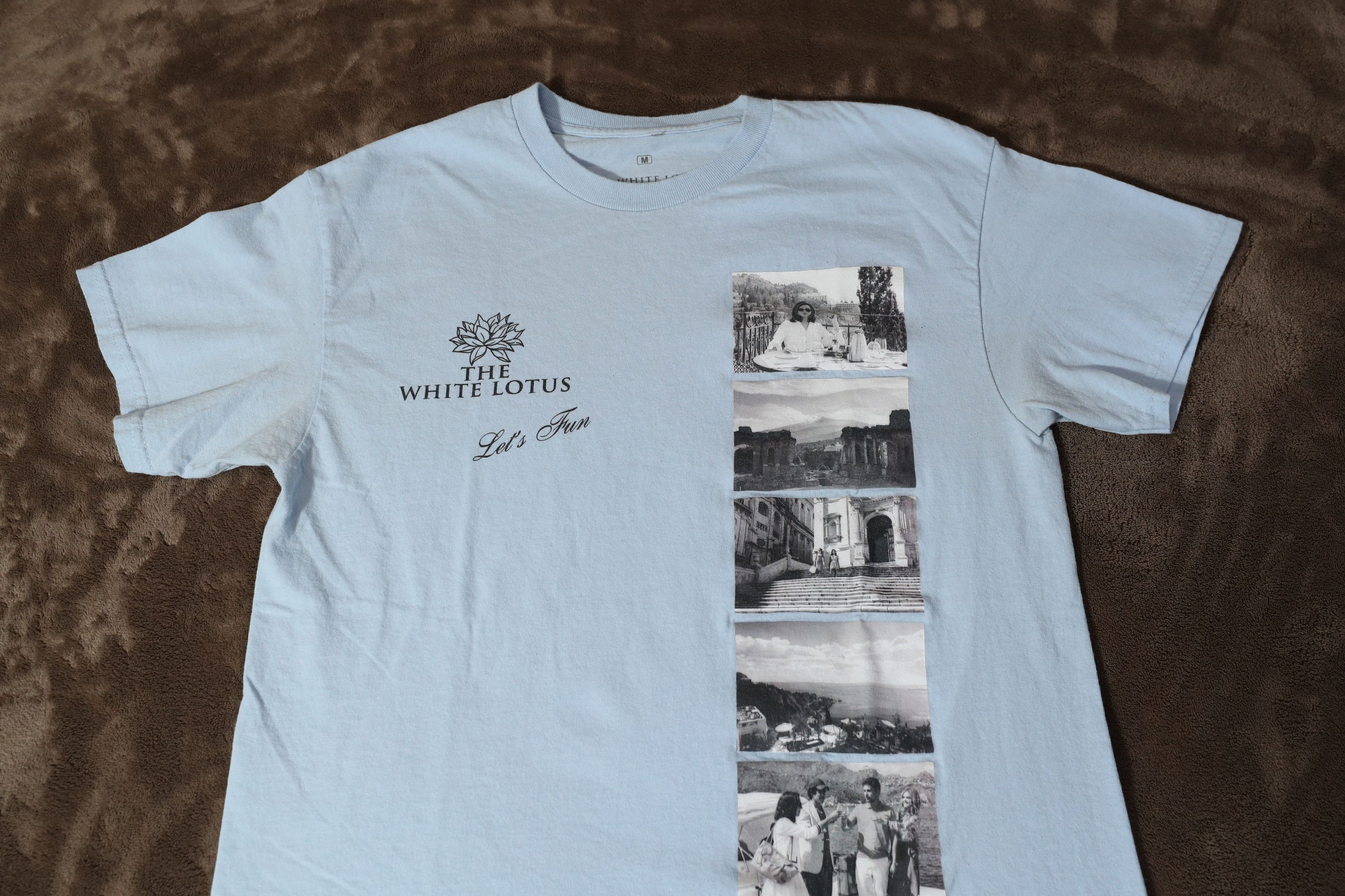 Other The White Lotus Lets Fun Season 2 Graphic Tee (M) Size US M / EU 48-50 / 2 - 3 Thumbnail