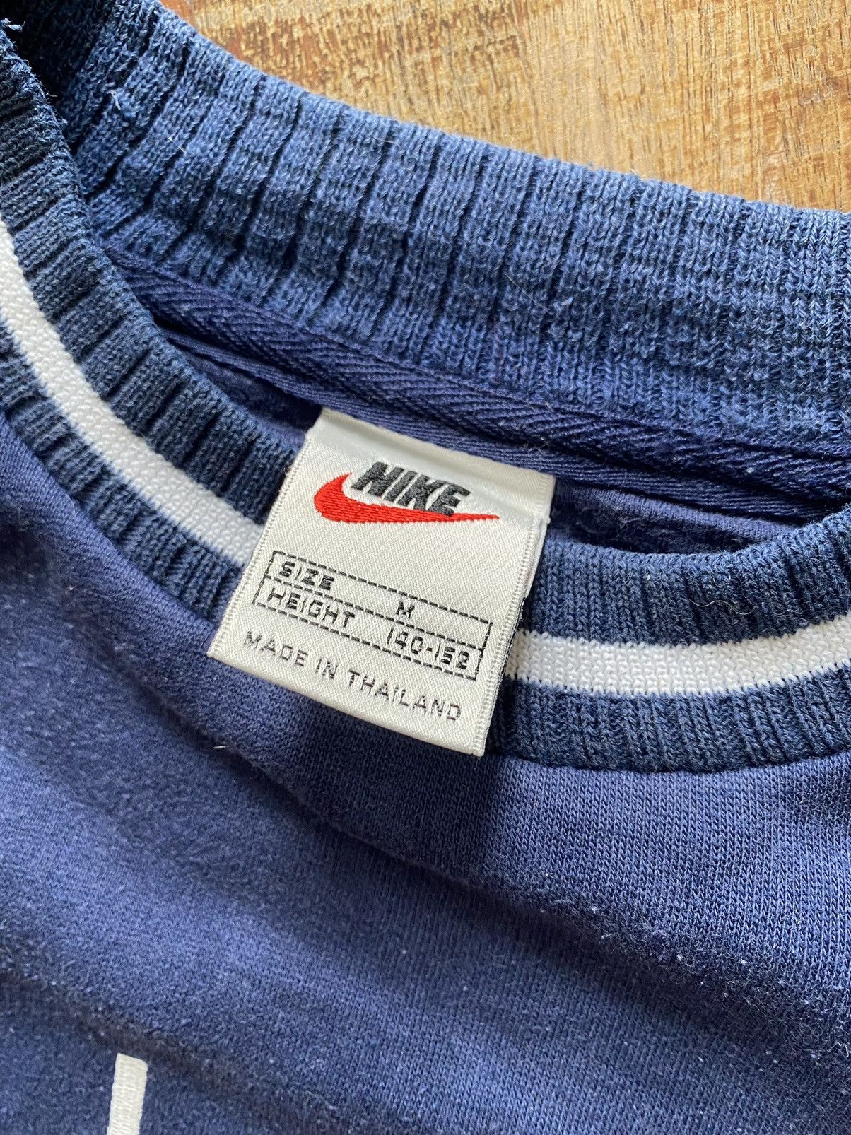 Nike × Vintage Vintage Nike Spell Out Swoosh Sweatshirt Crewneck Sweater Size XS / US 0-2 / IT 36-38 - 3 Thumbnail