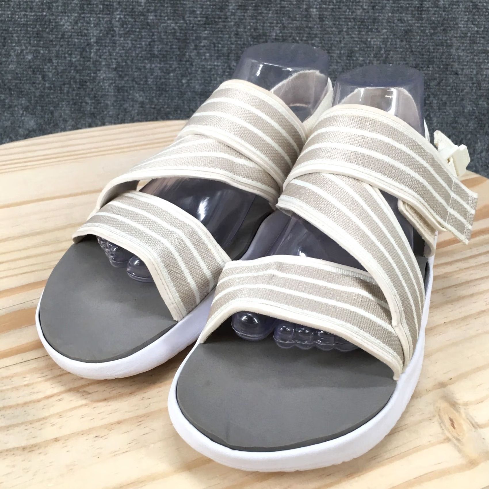Adidas Adidas Sandals Slingback 90s Mens 9 White Hook & Loop Comfort Flats ART EG5133 Size US 9 / IT 39 - 6 Thumbnail