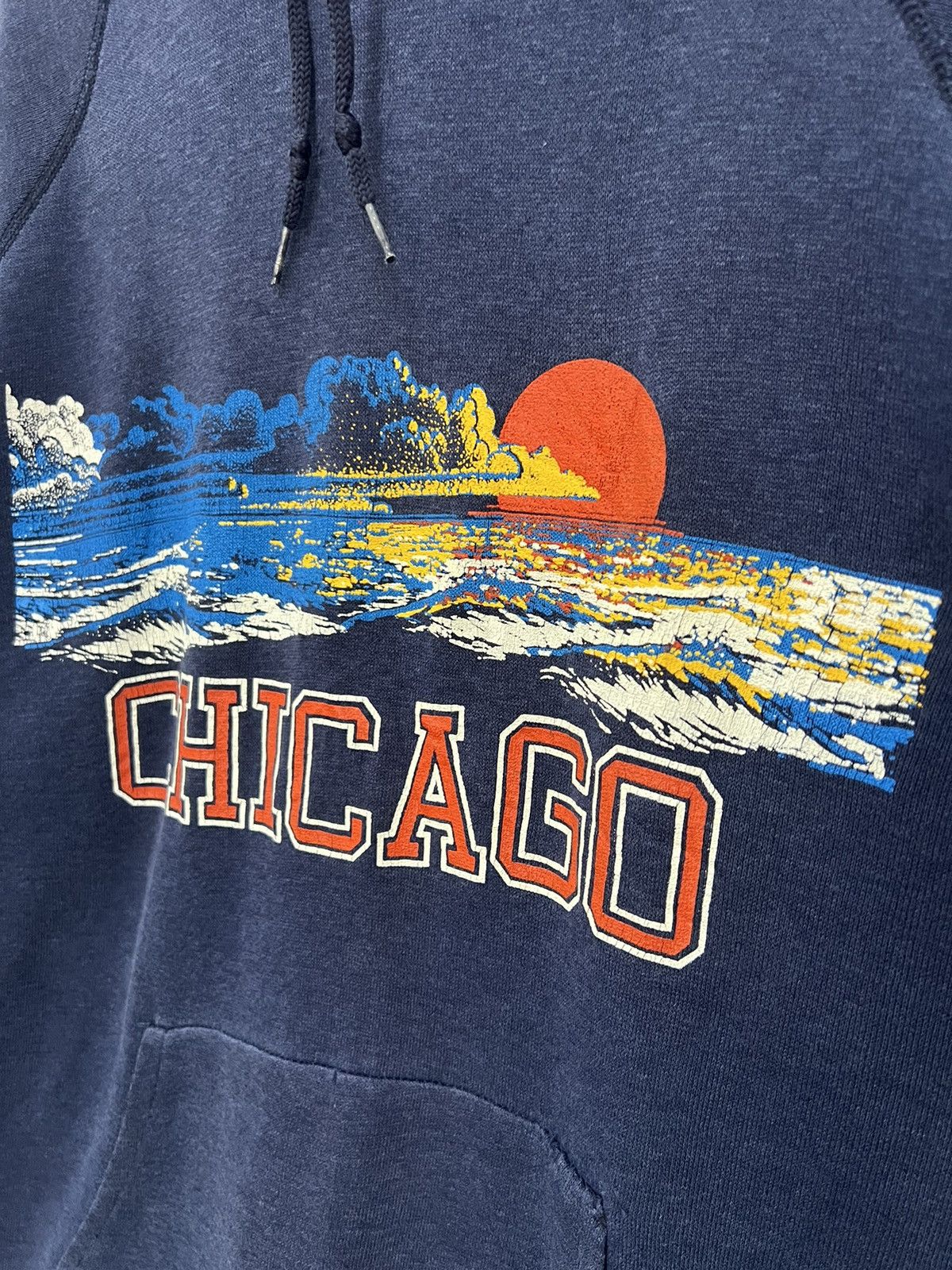 Vintage 🔥 VINTAGE SURFSTYLE CHICAGO 70's PRINTED SWEATSHIRT HOODIE Size US M / EU 48-50 / 2 - 4 Thumbnail