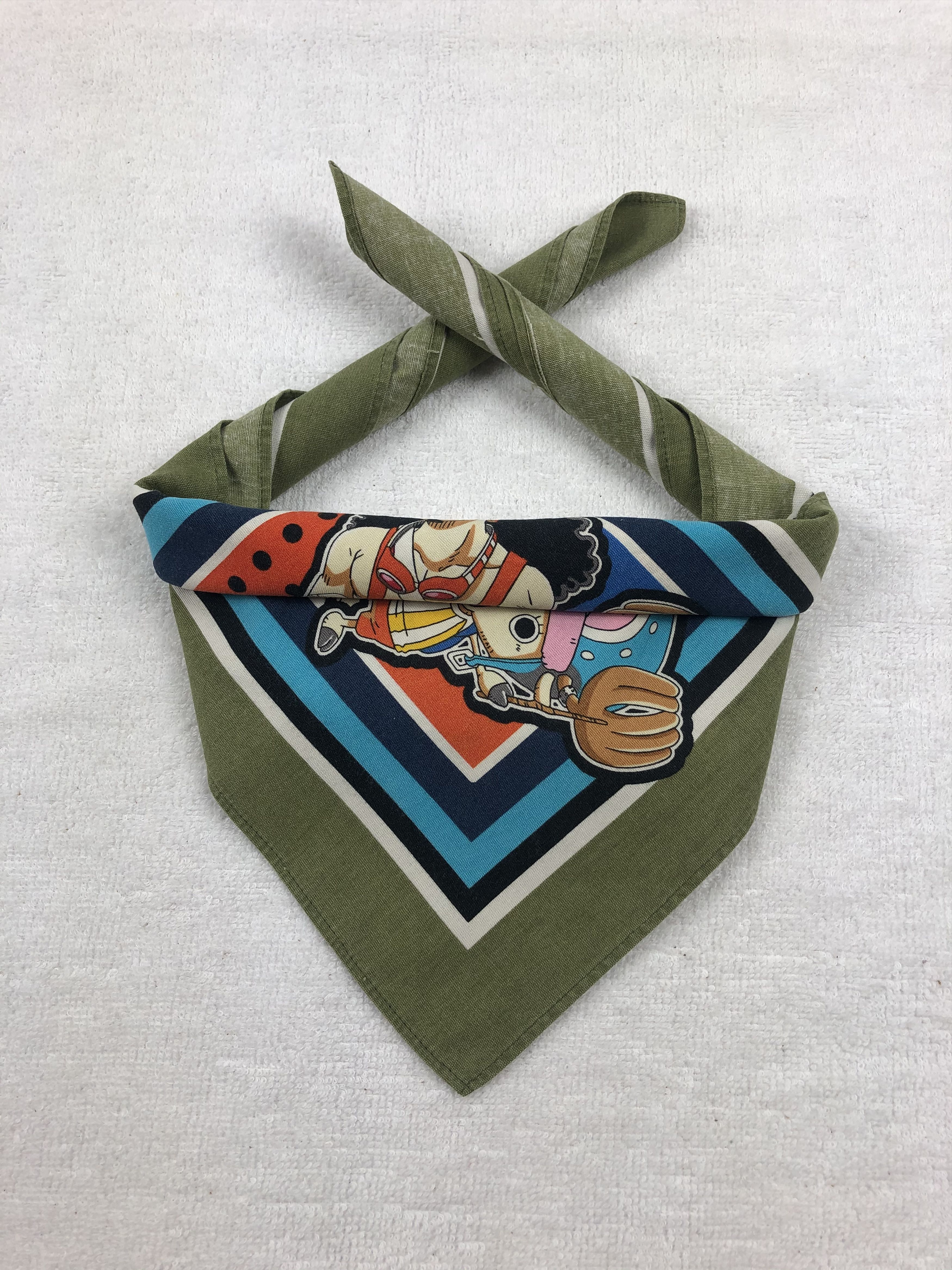 Anime × Cartoon Network × One Piece One Piece Handkerchief / Bandana / Neckerchief Size ONE SIZE - 1 Thumbnail