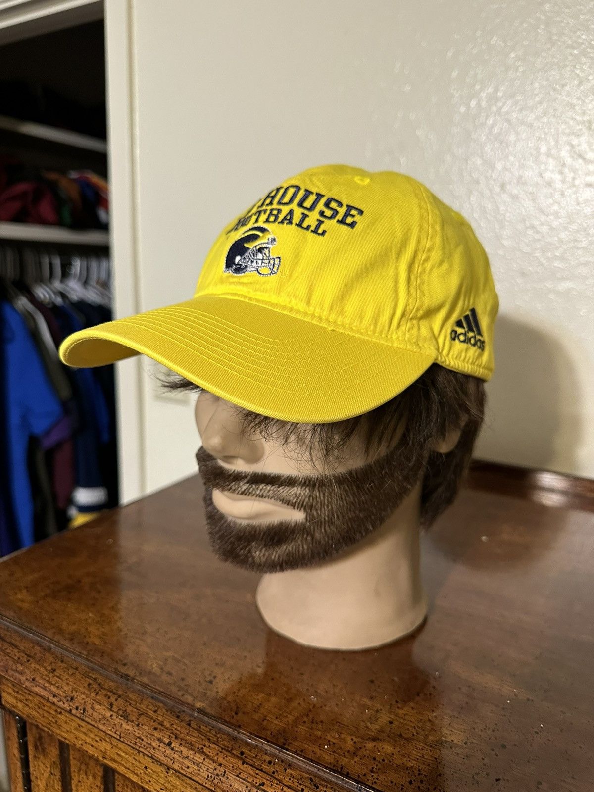 Adidas × NCAA × Vintage Vintage NCAA Adidas Michigan Wolverine hat 00s Size ONE SIZE - 6 Thumbnail