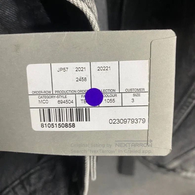 Balenciaga Balenciaga Black Gray Denim Jacket. Size US S / EU 44-46 / 1 - 7 Thumbnail