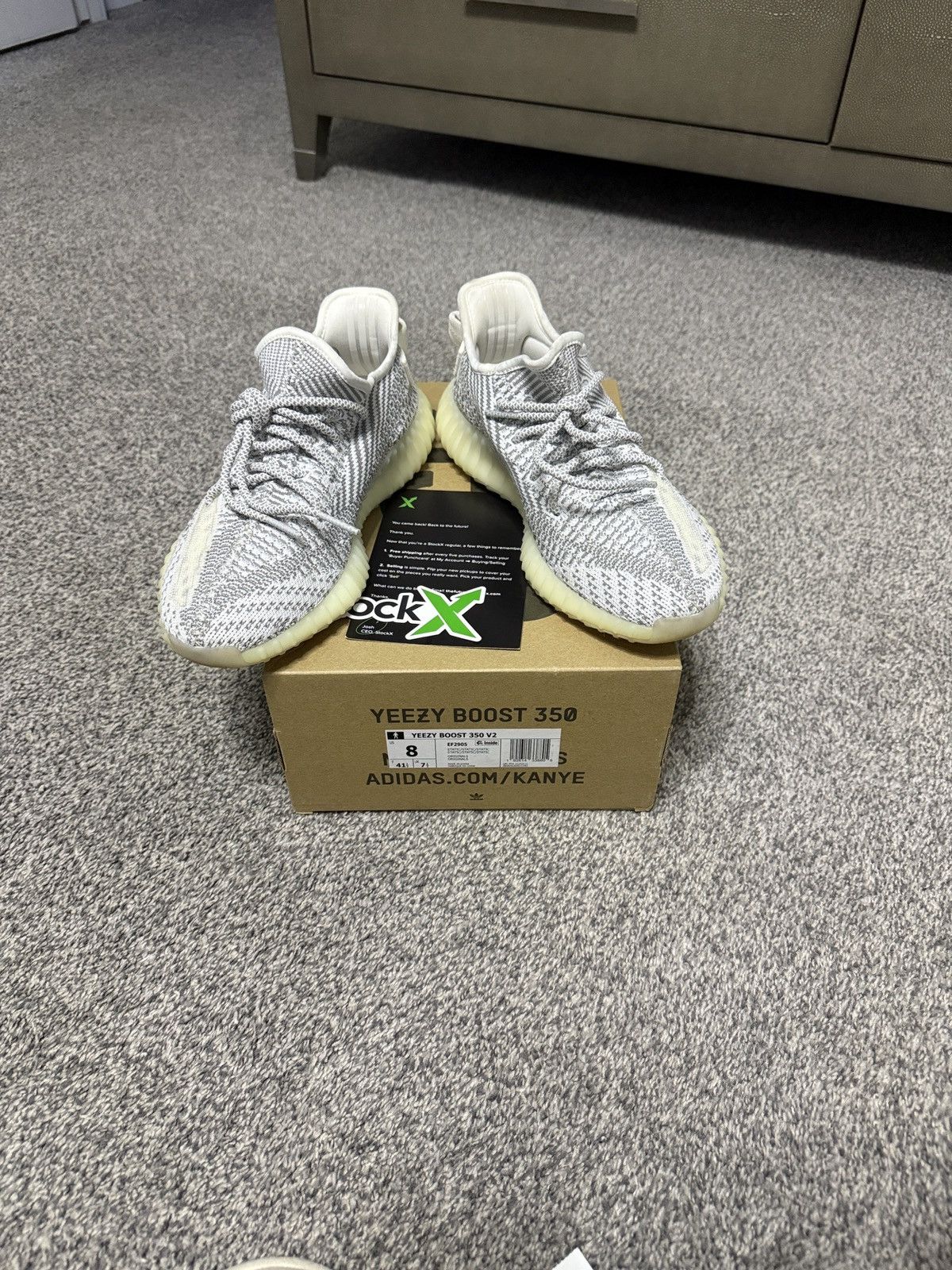 Yeezy Adidas Yeezy Boost V2 Static (non reflective) Size US 8 / EU 41 - 1 Thumbnail