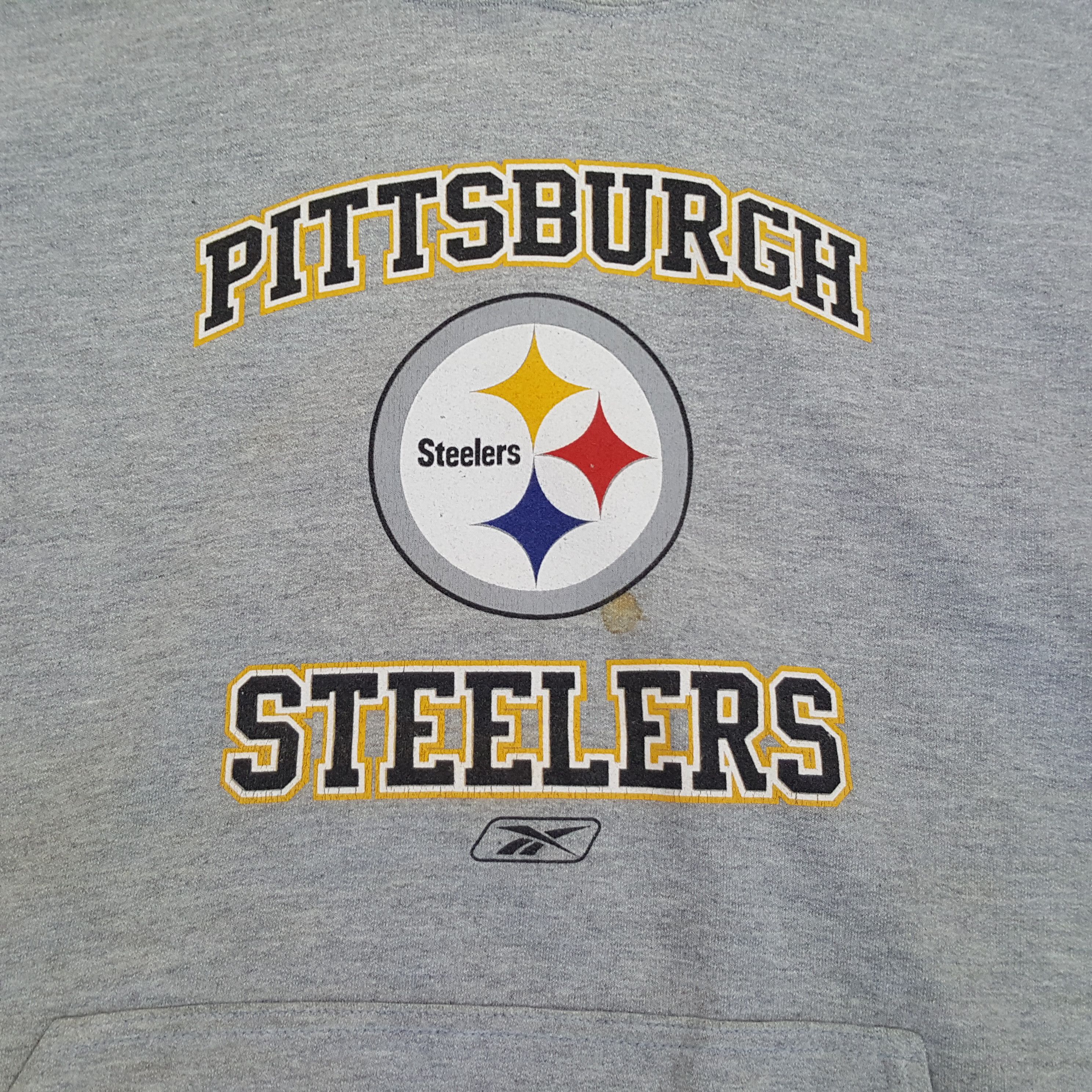 NFL × Vintage NFL Pittburg Steelers American Footbal Team Hoodies Size US XL / EU 56 / 4 - 2 Thumbnail