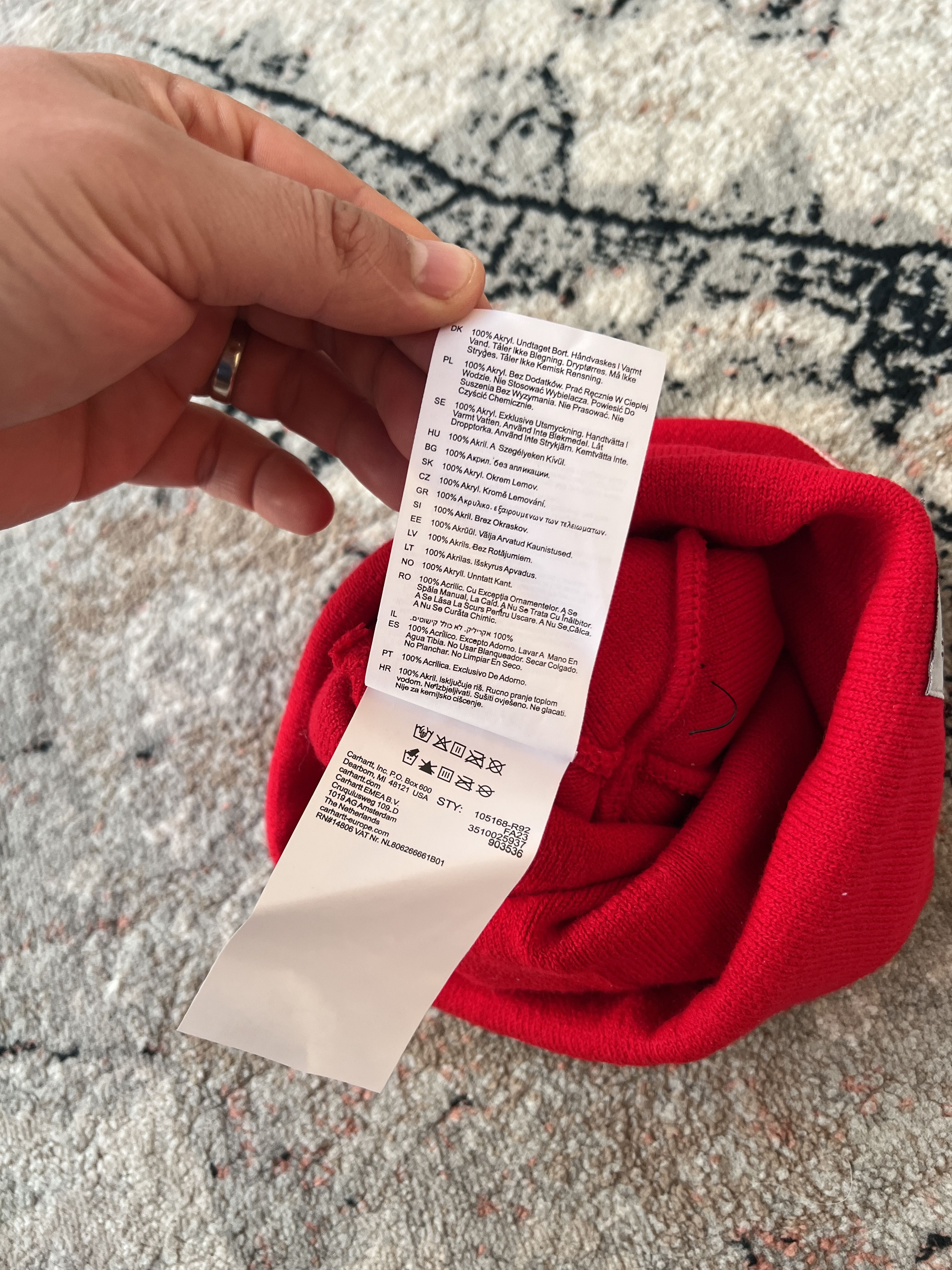 Carhartt Carhartt Hat Size ONE SIZE - 5 Thumbnail