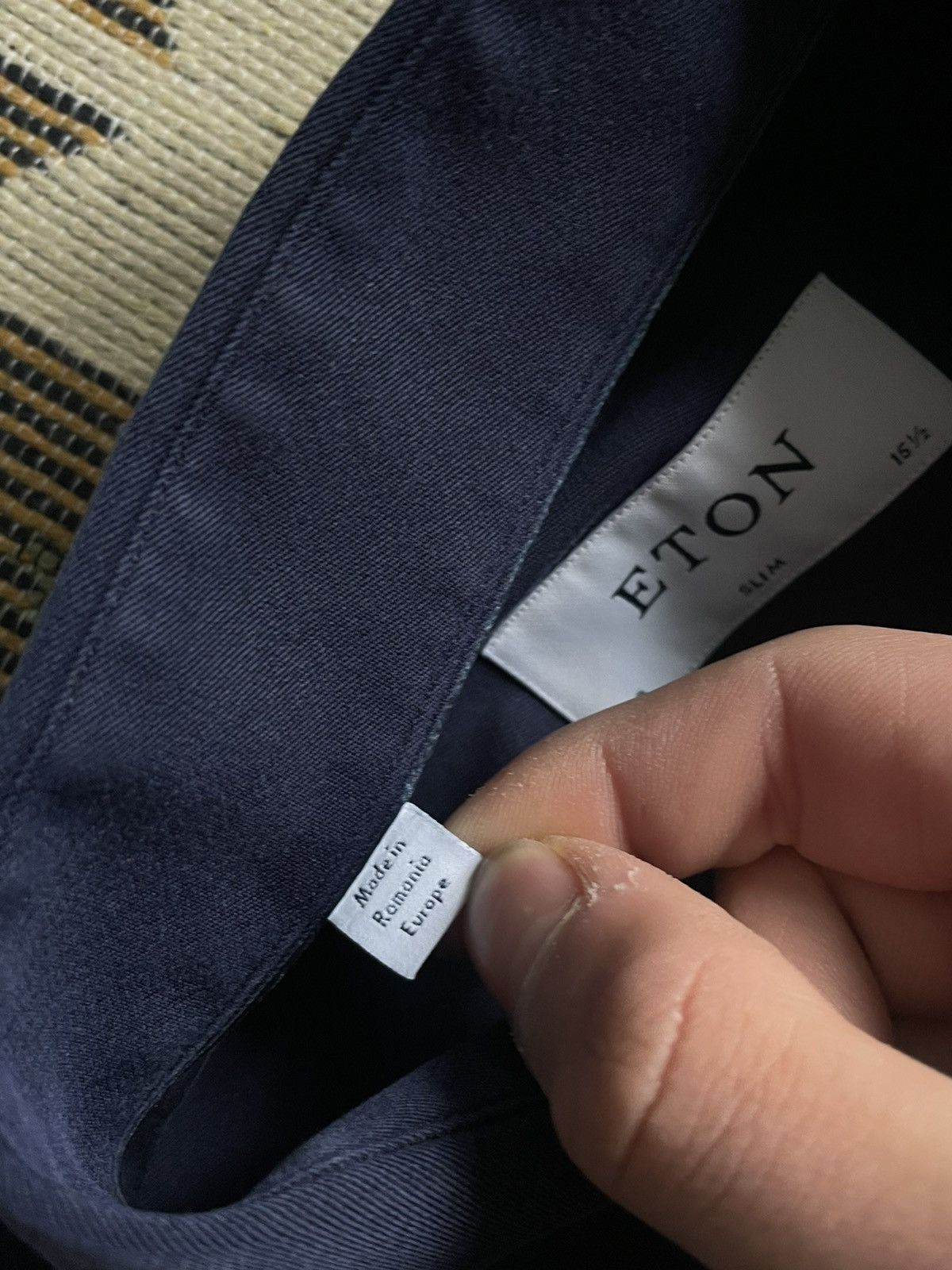 Eton Eton Slim Button Up Shirt Size US M / EU 48-50 / 2 - 6 Thumbnail