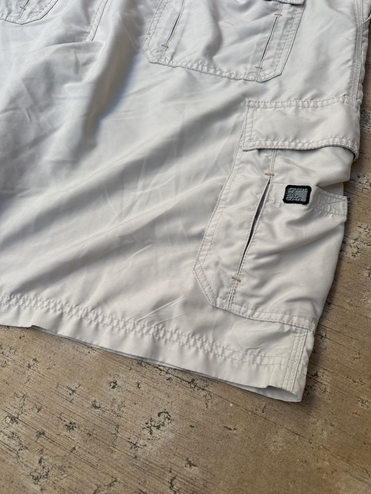 JNCO × Quiksilver × Southpole Y2k 2000s beige Baggy Quiksilver Surfwear Cargo Shorts 40 Size US 40 / EU 56 - 3 Thumbnail