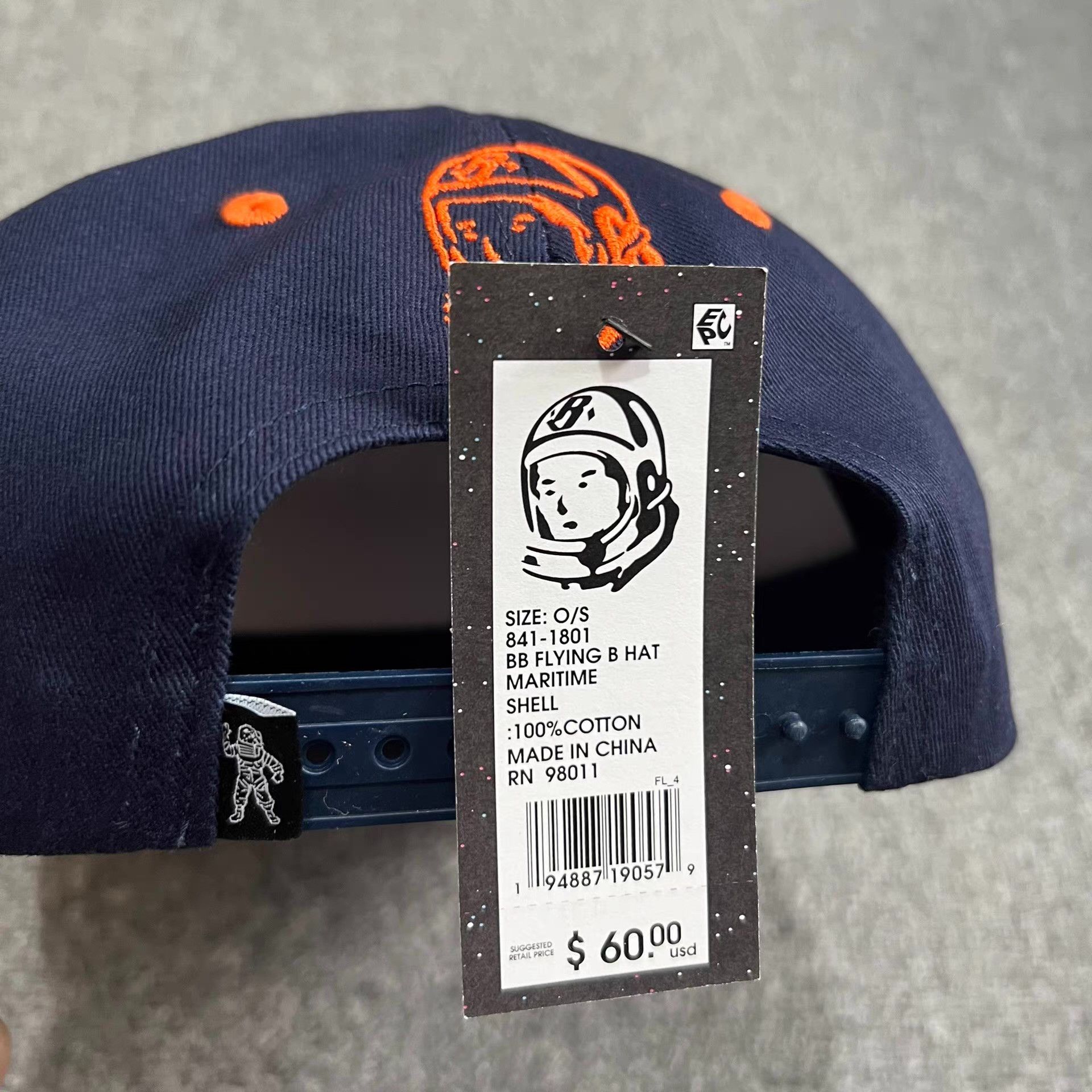 Billionaire Boys Club BBC Letter B 3D Embroidered Baseball Visor Sun Hat Q7 Size ONE SIZE - 5 Thumbnail