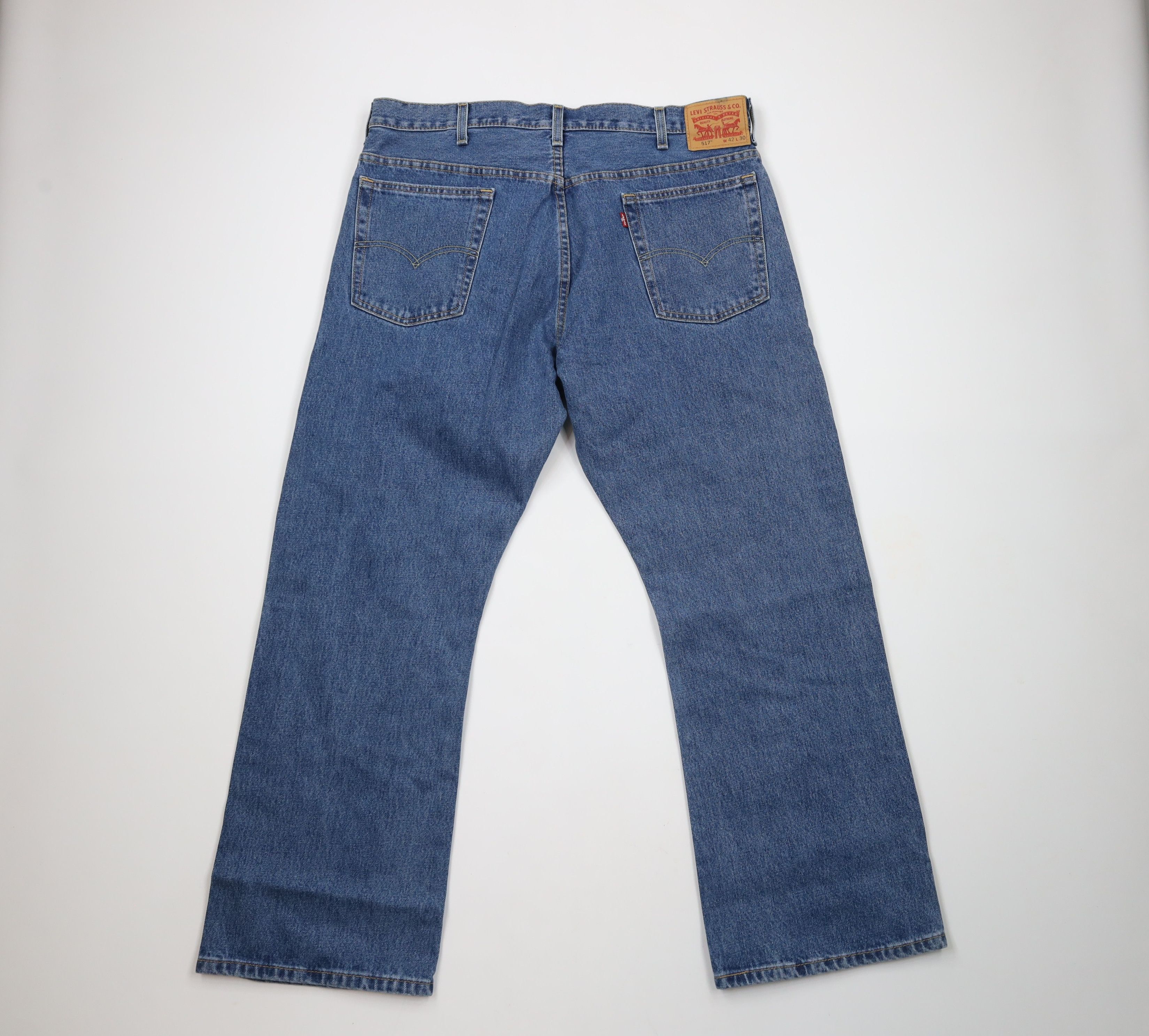 Levi's × Vintage Vintage Y2K Levis 517 Bootcut Flared Denim Jeans Blue Size US 42 / EU 58 - 9 Thumbnail