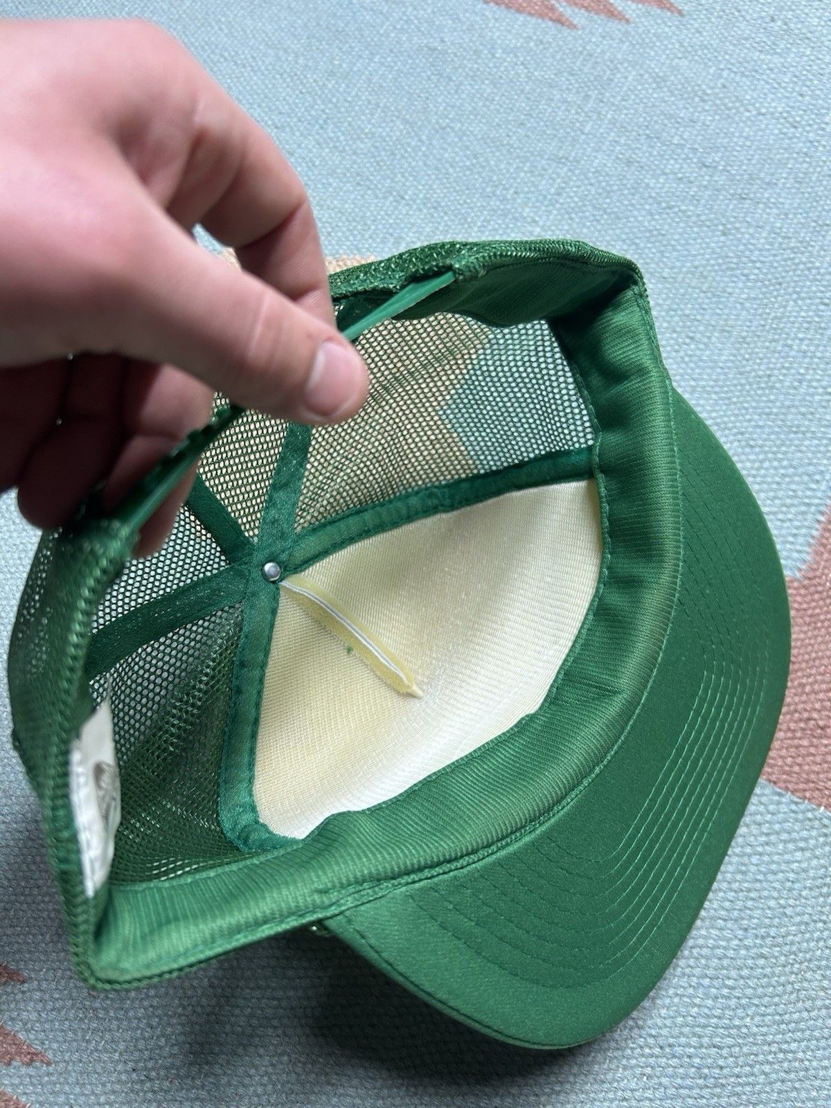 Vintage Vtg trucker hat Secord Lake Grocery Michigan deer buck anima Size ONE SIZE - 7 Thumbnail