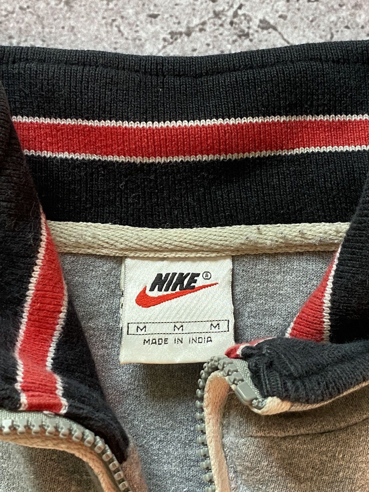 Nike × Vintage Vintage 90s Nike Sweatshirt Small Logo 1/4 Zip Size US M / EU 48-50 / 2 - 3 Thumbnail