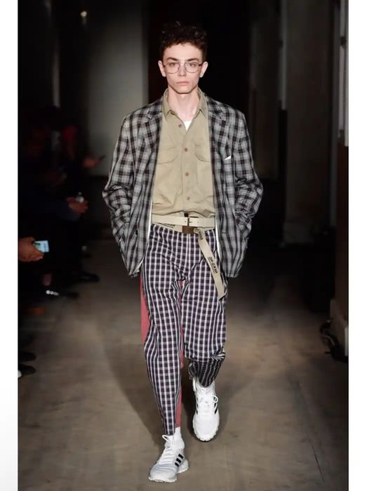 Gosha Rubchinskiy Gosha Rubchinskiy S/S 18 Combo Check Pant | Grailed